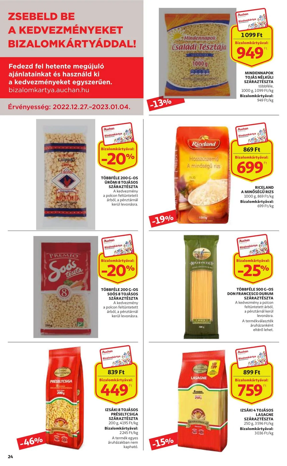 Auchan akciós újság 12.27–01.04 – 24. oldal