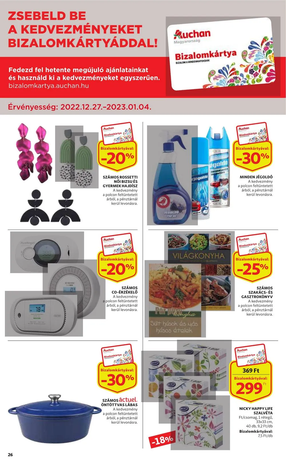 Auchan akciós újság 12.27–01.04 – 26. oldal