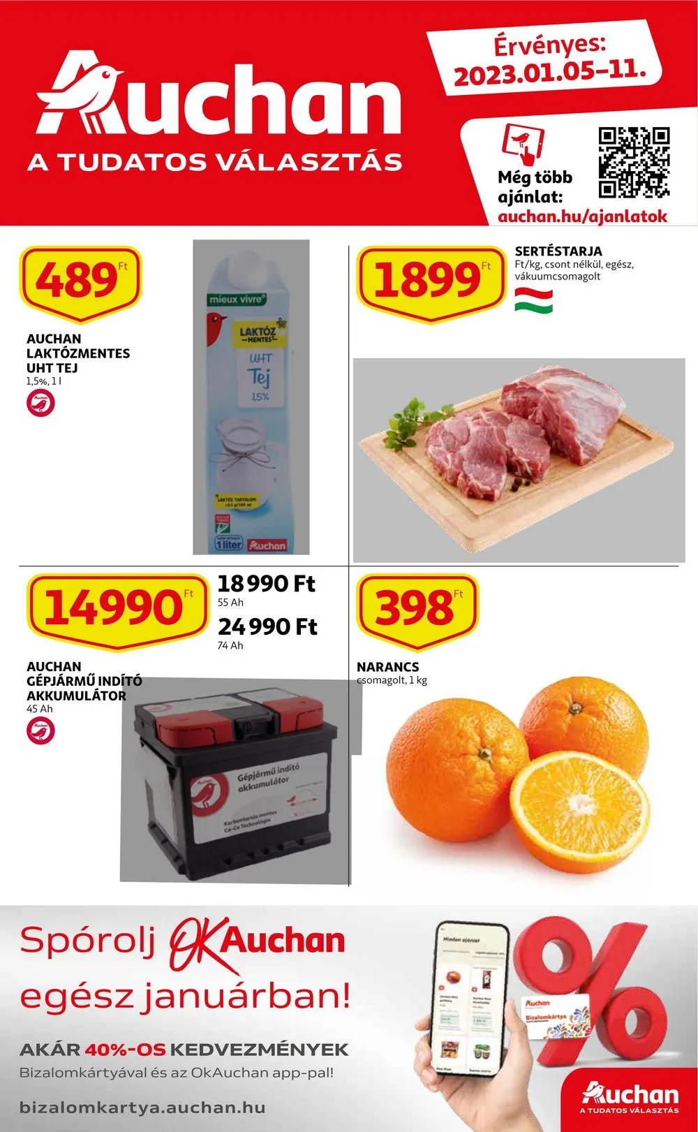 Auchan akciós újság 01.05–01.11