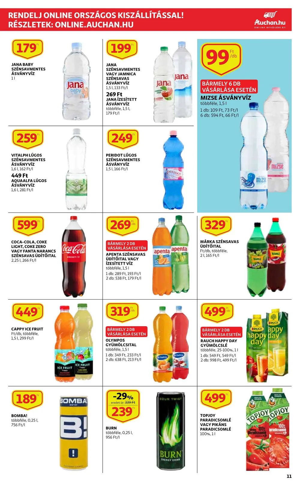 Auchan akciós újság 01.05–01.11 – 11. oldal