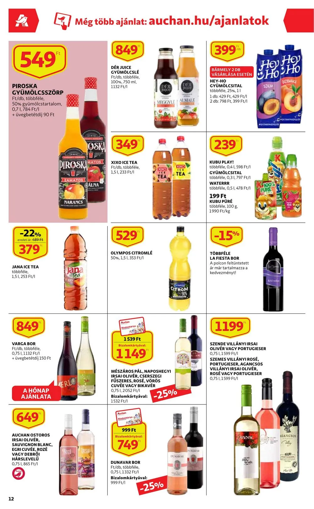 Auchan akciós újság 01.05–01.11 – 12. oldal