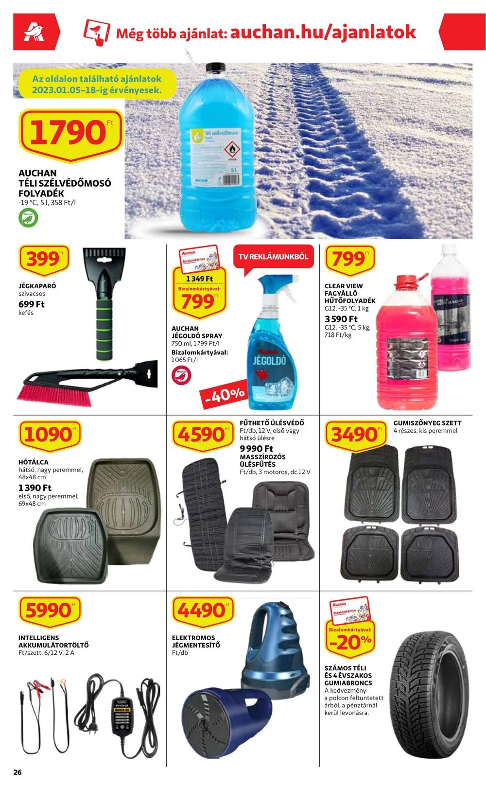 Auchan akciós újság 01.05–01.11 – 26. oldal