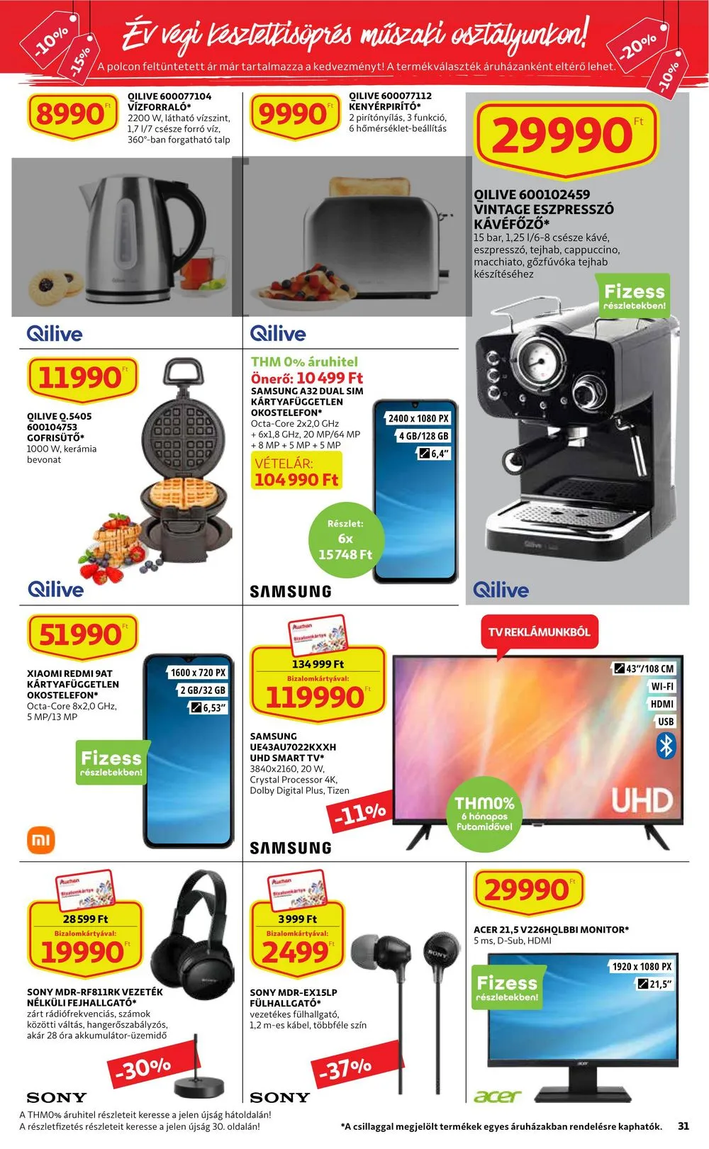 Auchan akciós újság 01.05–01.11 – 31. oldal