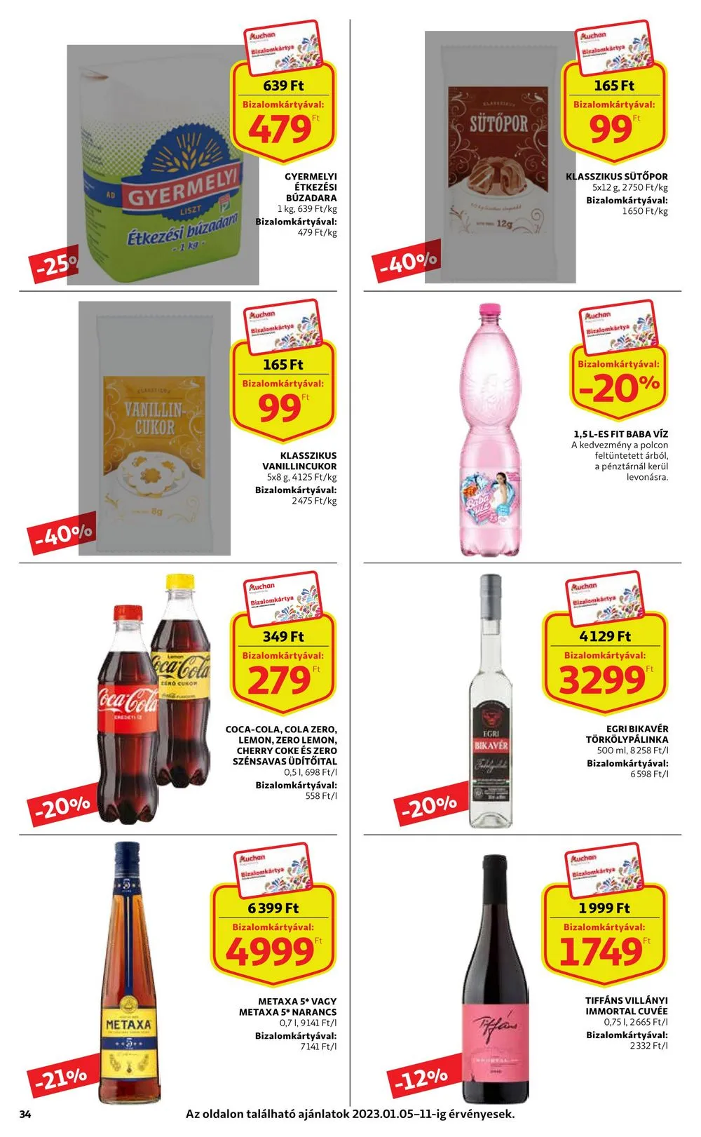 Auchan akciós újság 01.05–01.11 – 34. oldal