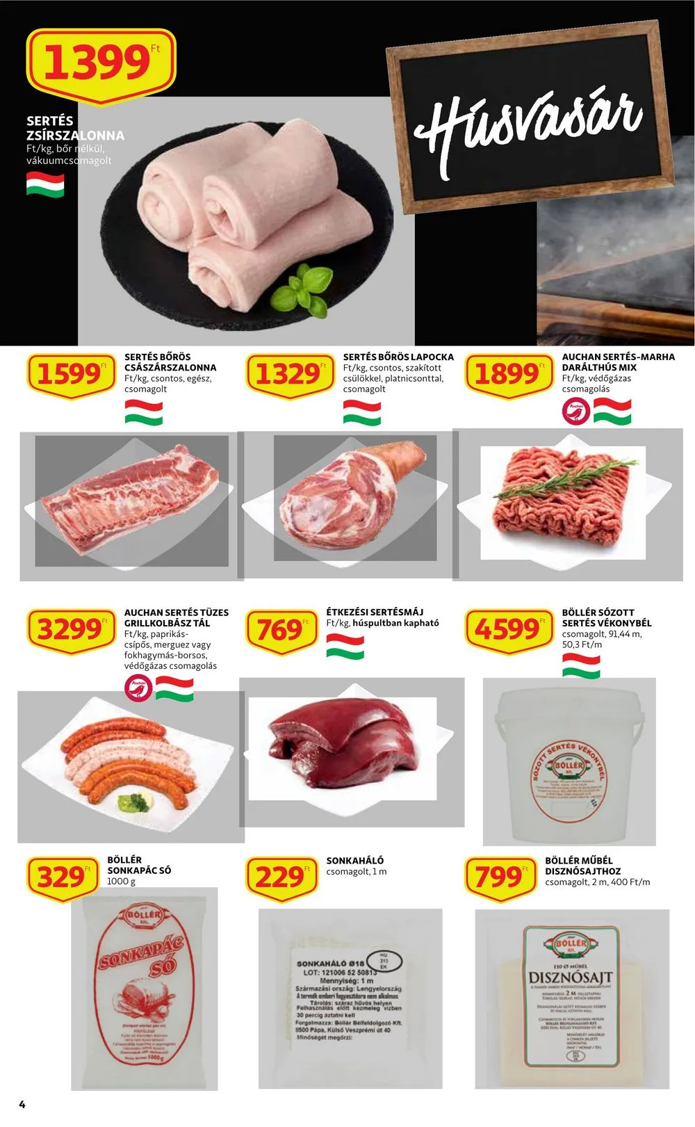 Auchan akciós újság 01.05–01.11 – 4. oldal