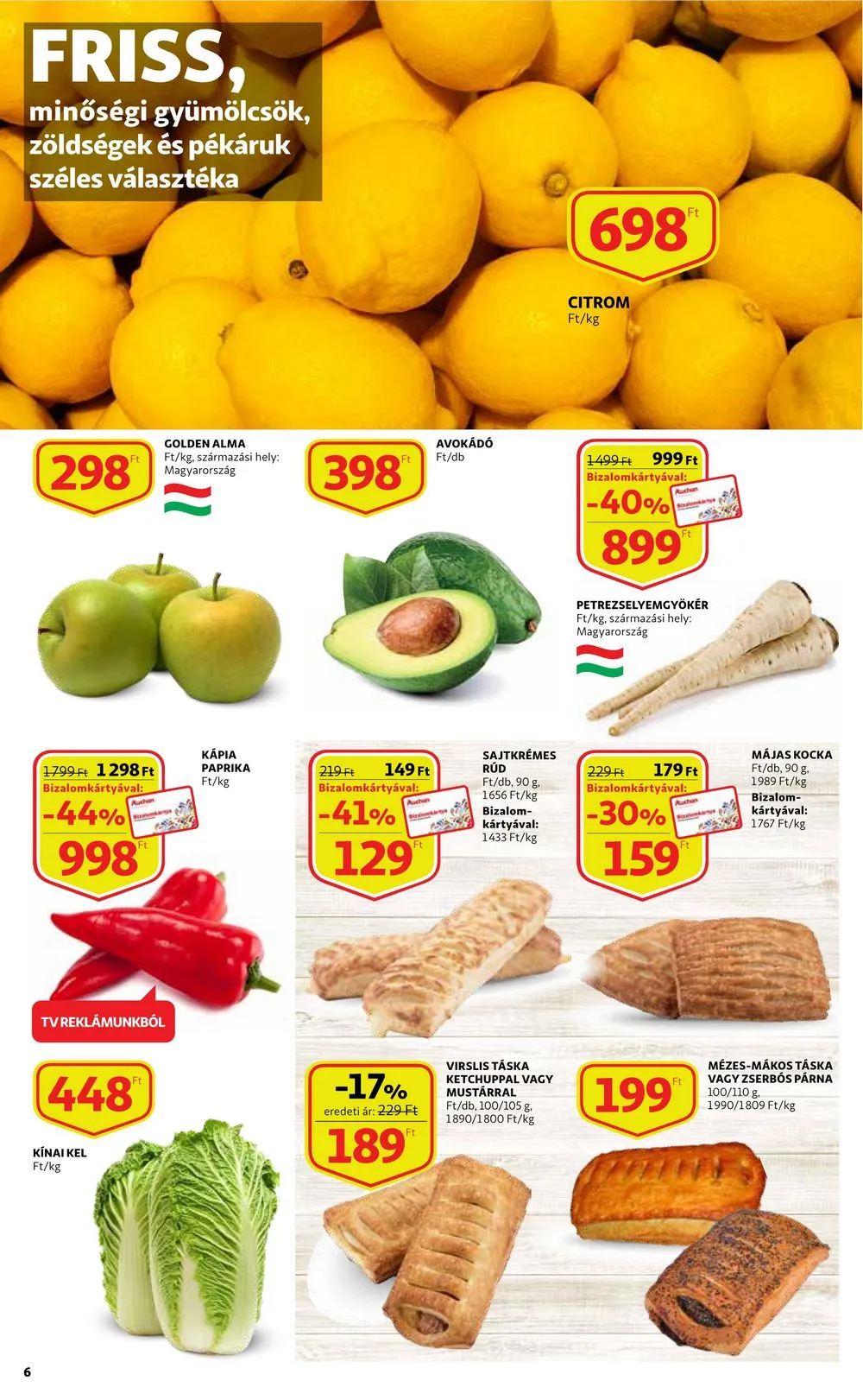 Auchan akciós újság 01.05–01.11 – 6. oldal
