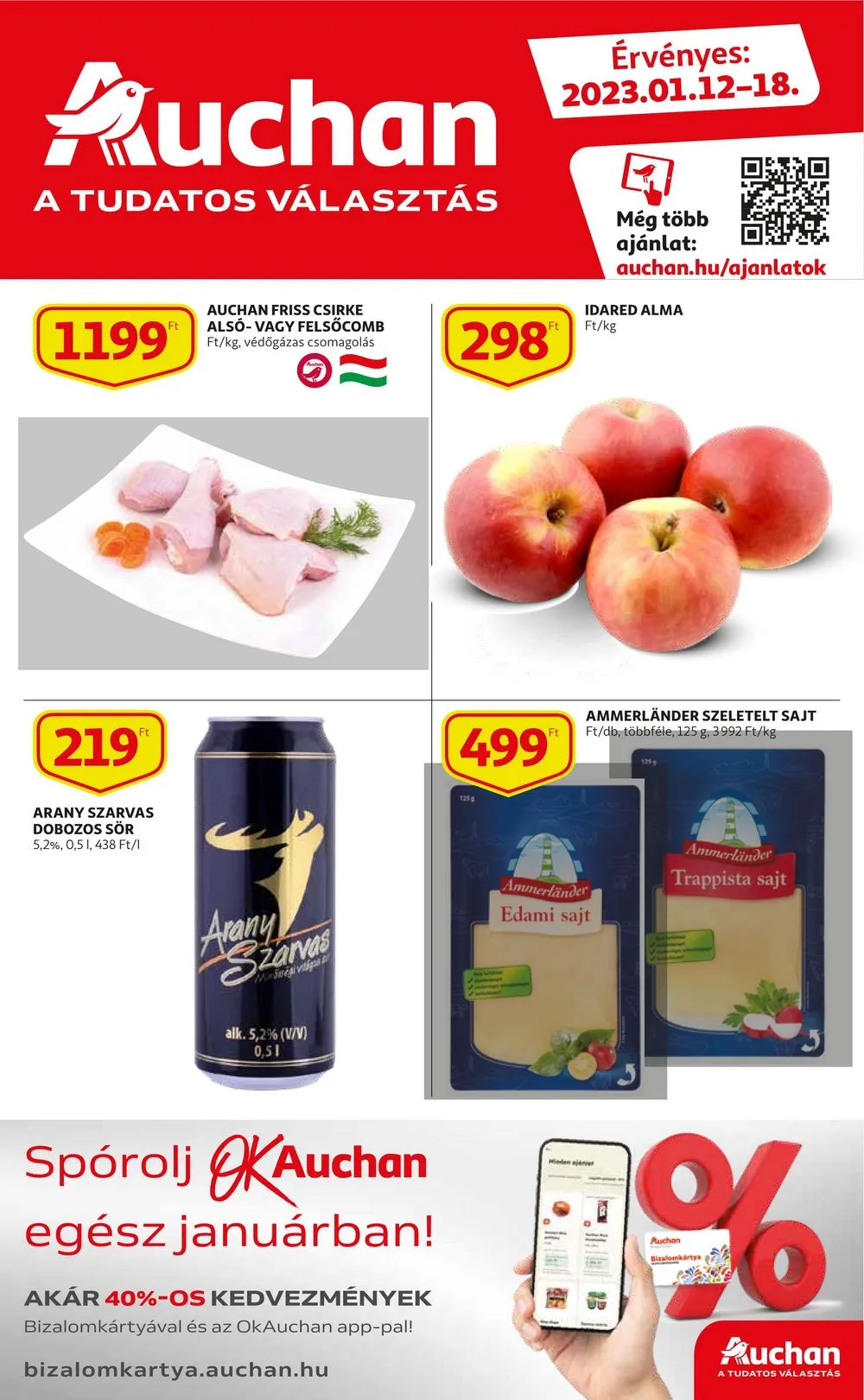 Auchan akciós újság 01.12–01.18