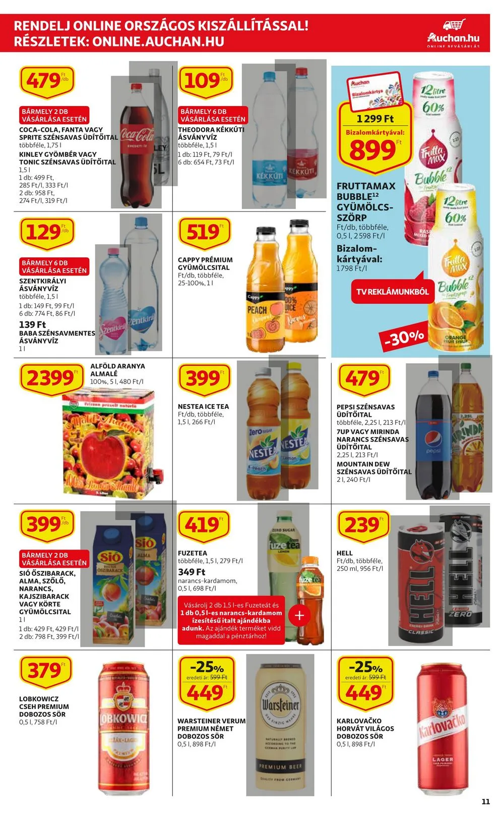 Auchan akciós újság 01.12–01.18 – 11. oldal