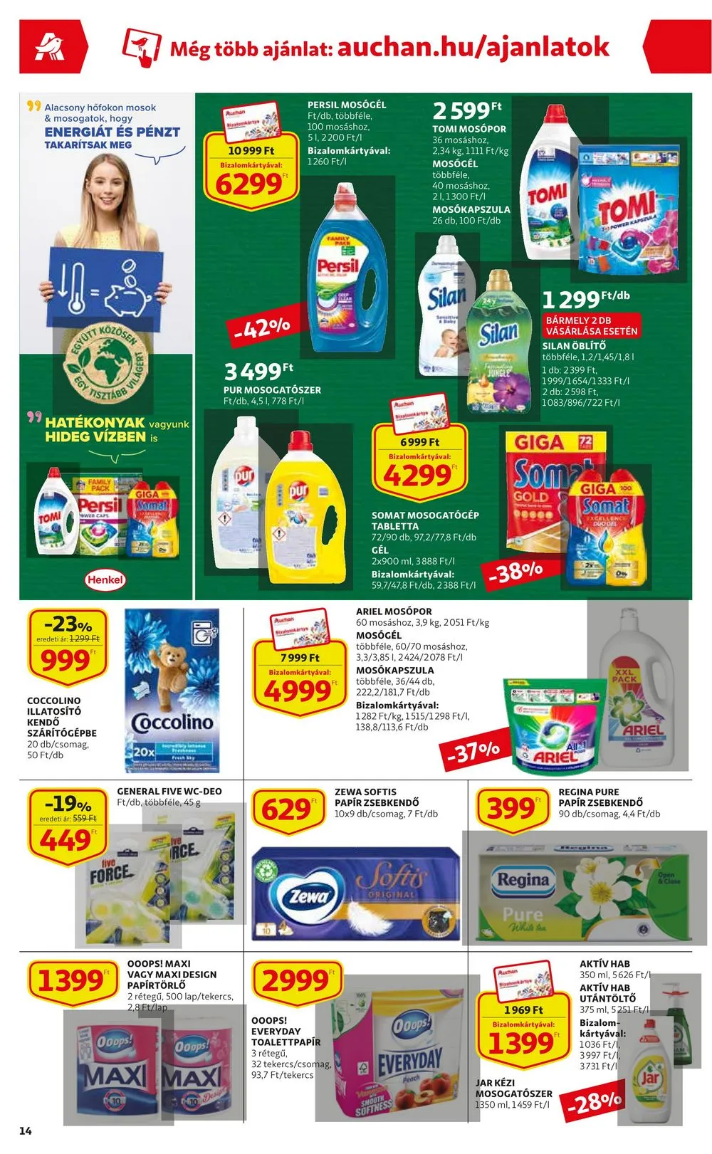 Auchan akciós újság 01.12–01.18 – 14. oldal