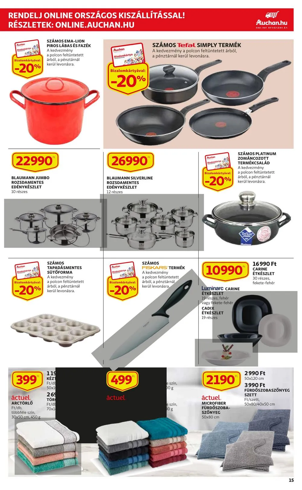Auchan akciós újság 01.12–01.18 – 15. oldal