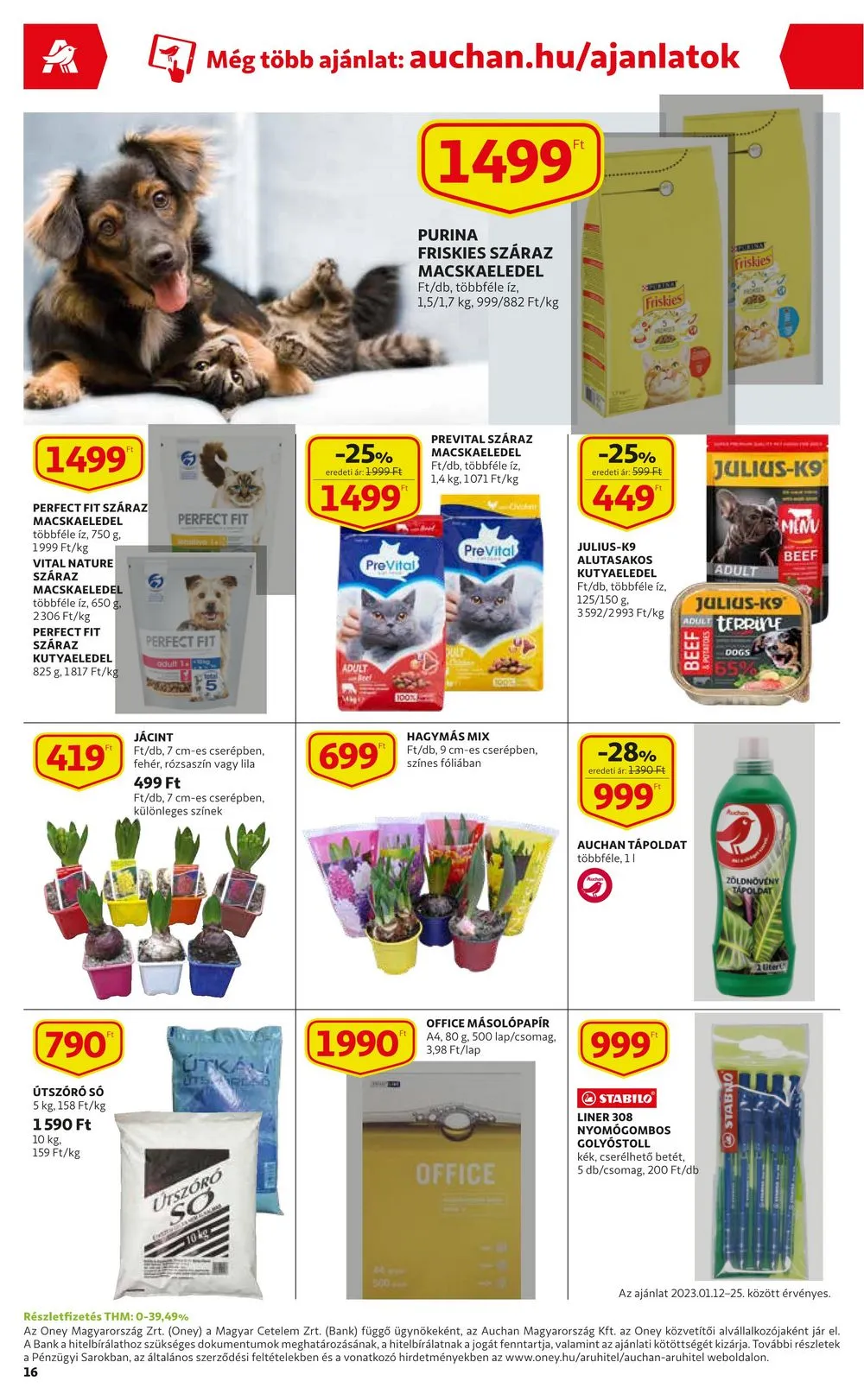 Auchan akciós újság 01.12–01.18 – 16. oldal