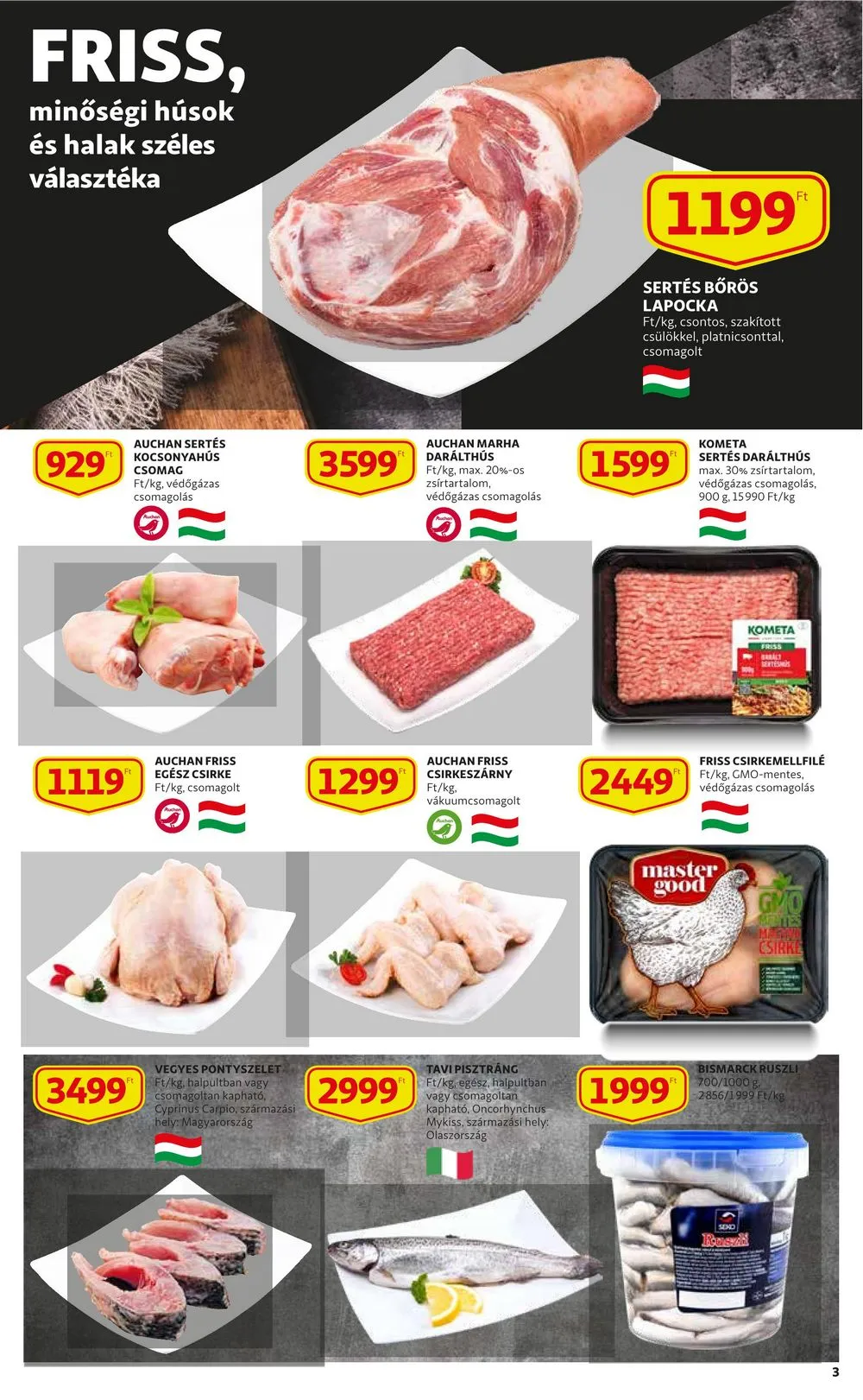Auchan akciós újság 01.12–01.18 – 3. oldal