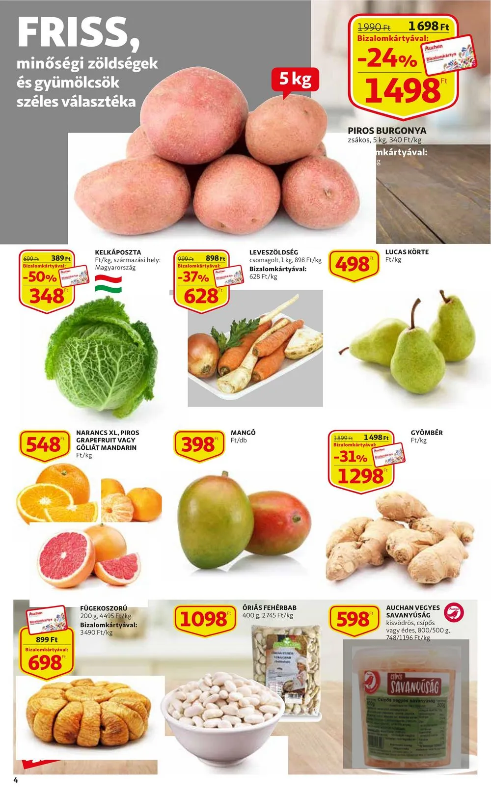 Auchan akciós újság 01.12–01.18 – 4. oldal