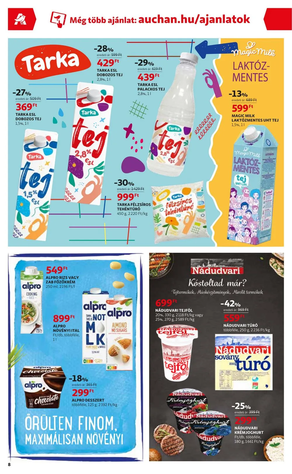 Auchan akciós újság 01.12–01.18 – 8. oldal
