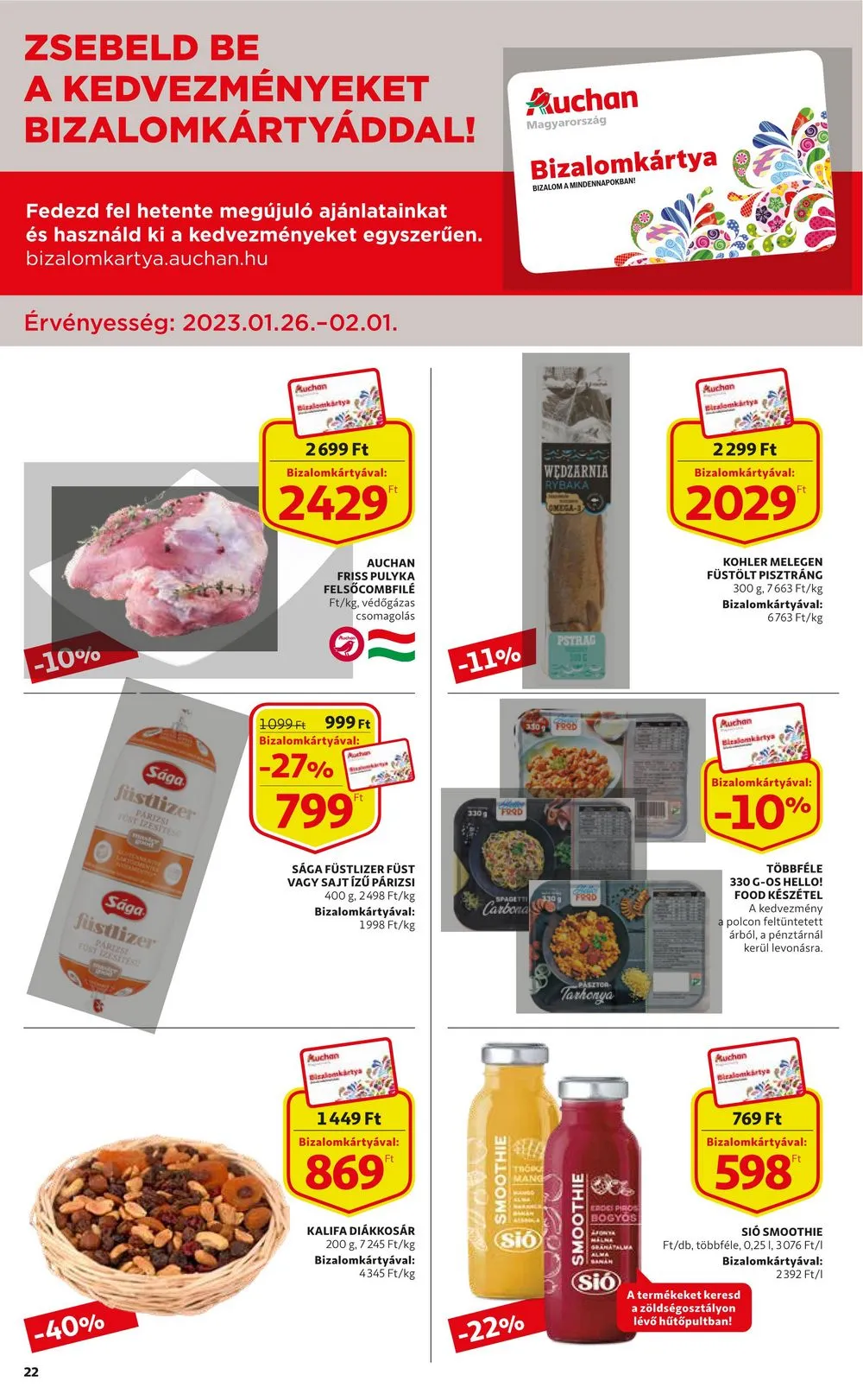 Auchan akciós újság 01.26–02.01 – 22. oldal