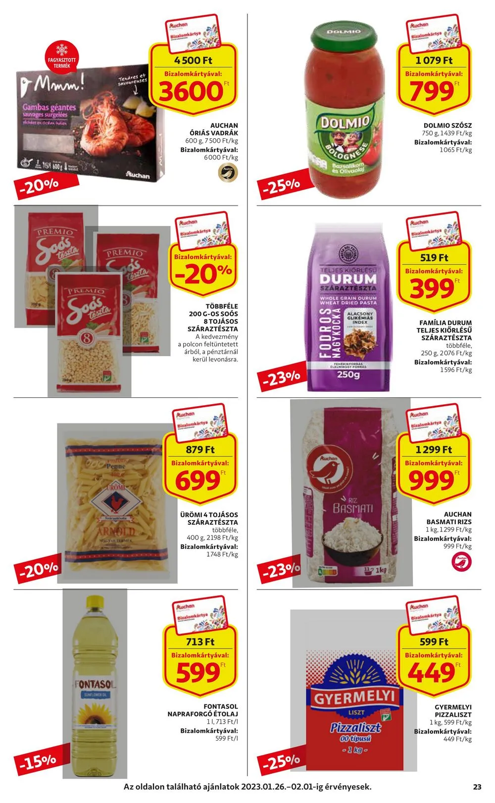 Auchan akciós újság 01.26–02.01 – 23. oldal