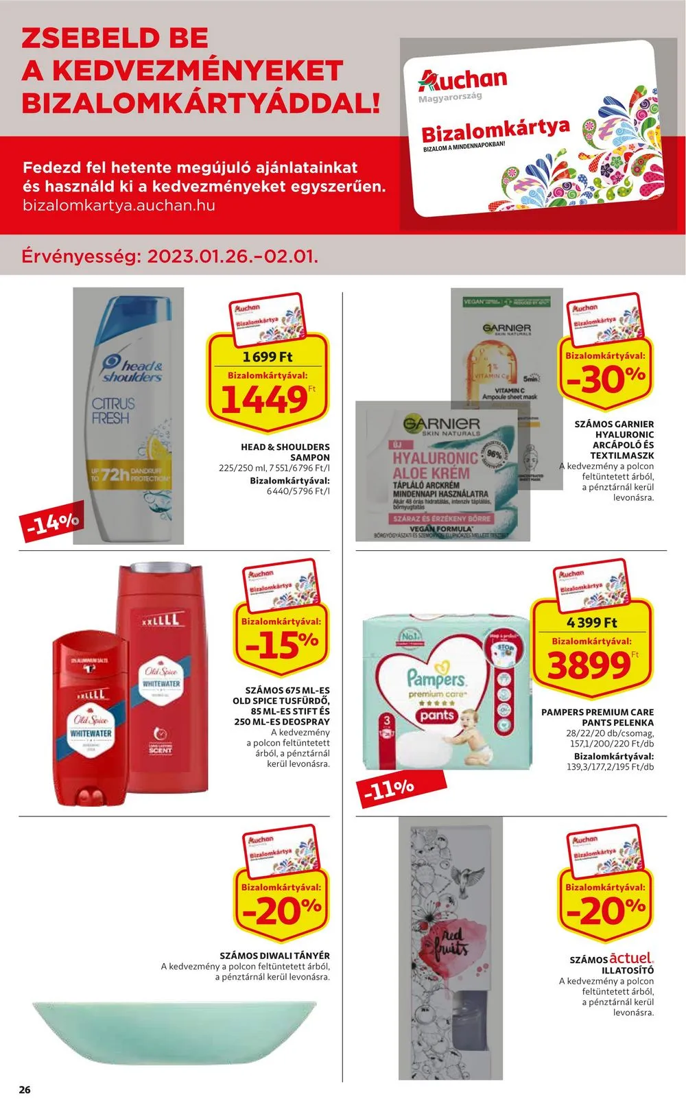 Auchan akciós újság 01.26–02.01 – 26. oldal