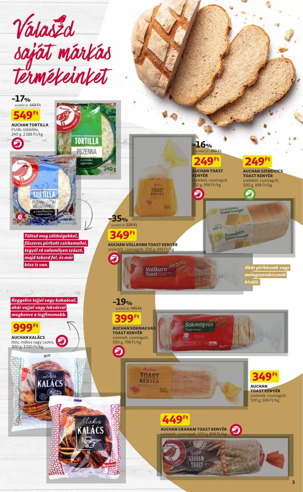 Auchan akciós újság 01.26–02.01 – 3. oldal