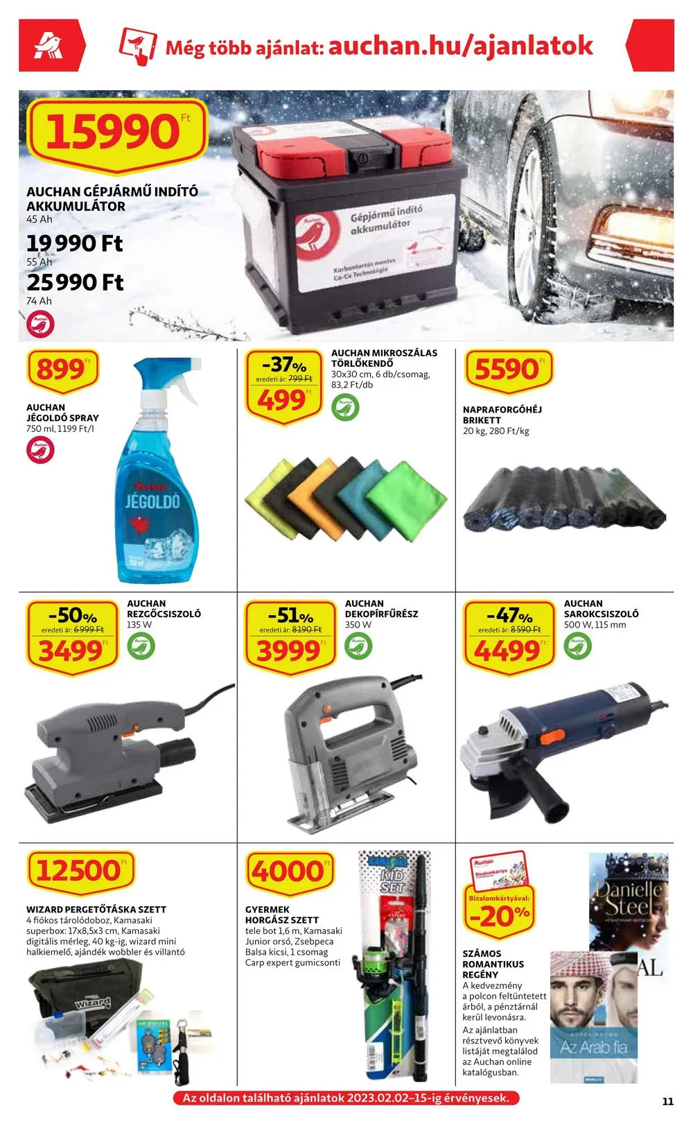 Auchan akciós újság 02.02–02.08 – 11. oldal