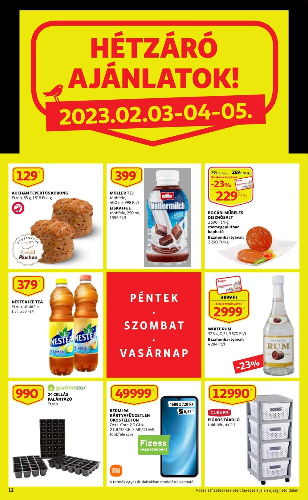 Auchan akciós újság 02.02–02.08 – 12. oldal