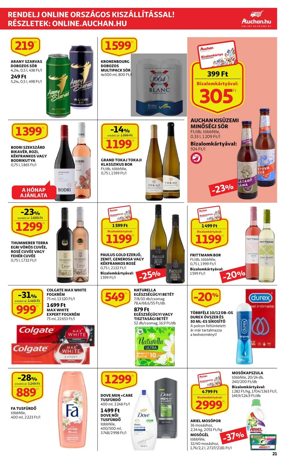 Auchan akciós újság 02.02–02.08 – 21. oldal