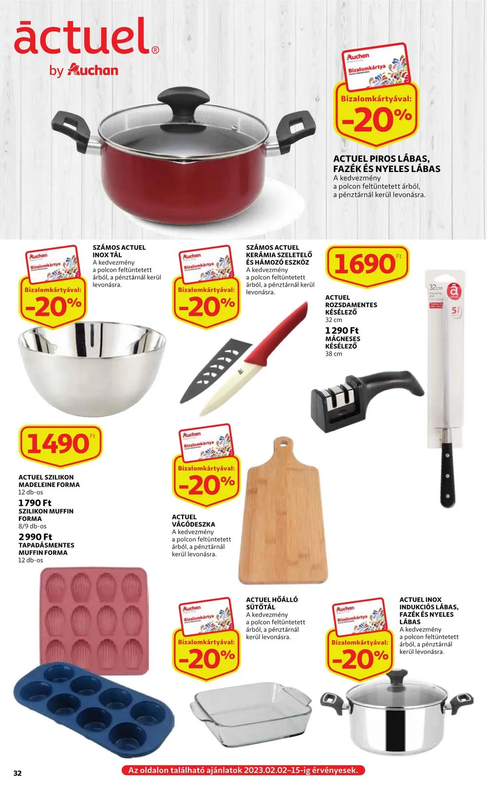 Auchan akciós újság 02.02–02.08 – 32. oldal