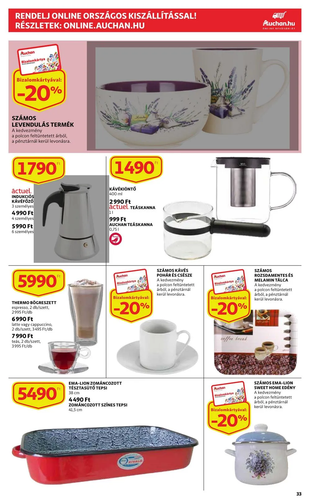 Auchan akciós újság 02.02–02.08 – 33. oldal
