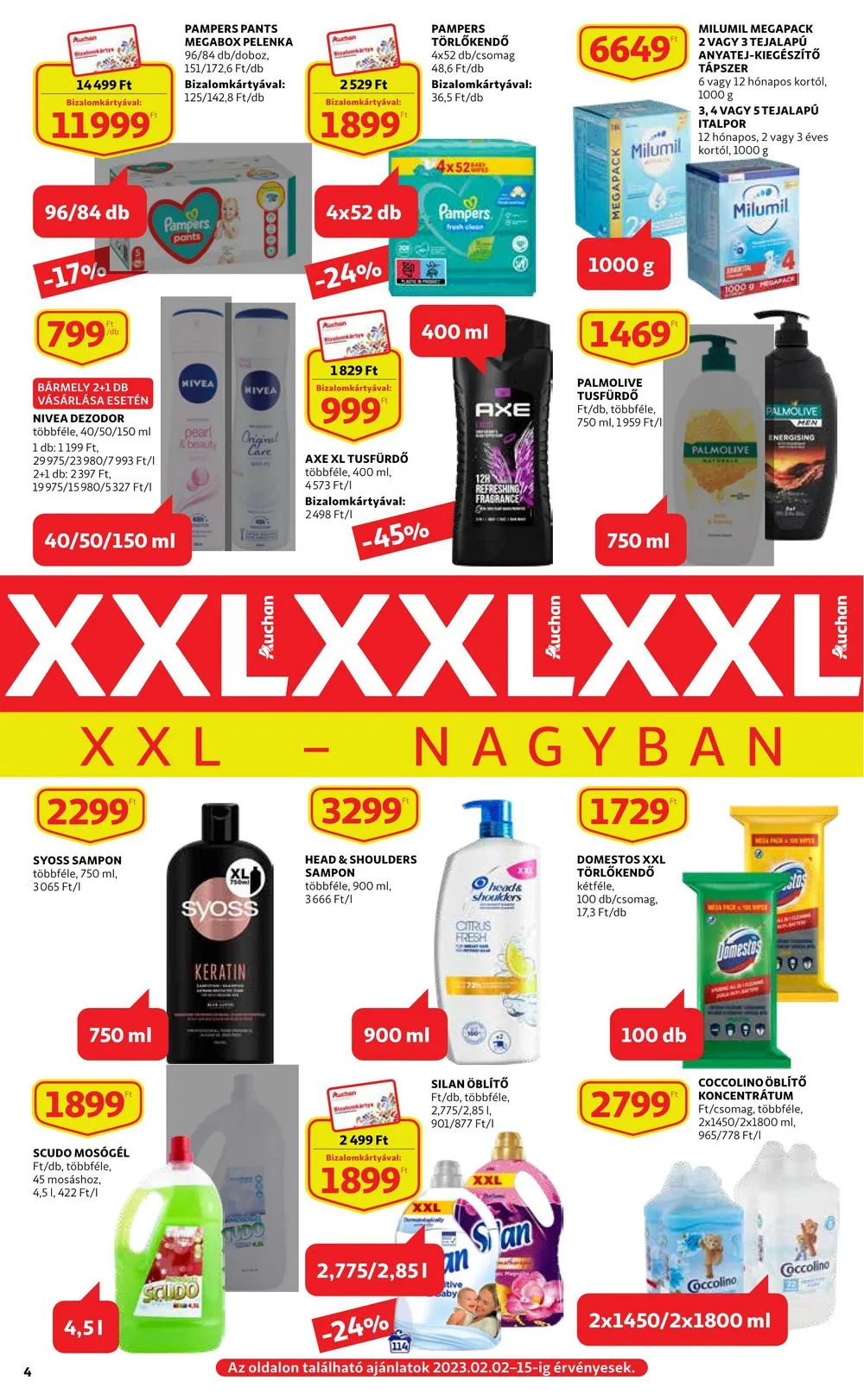 Auchan akciós újság 02.02–02.08 – 4. oldal