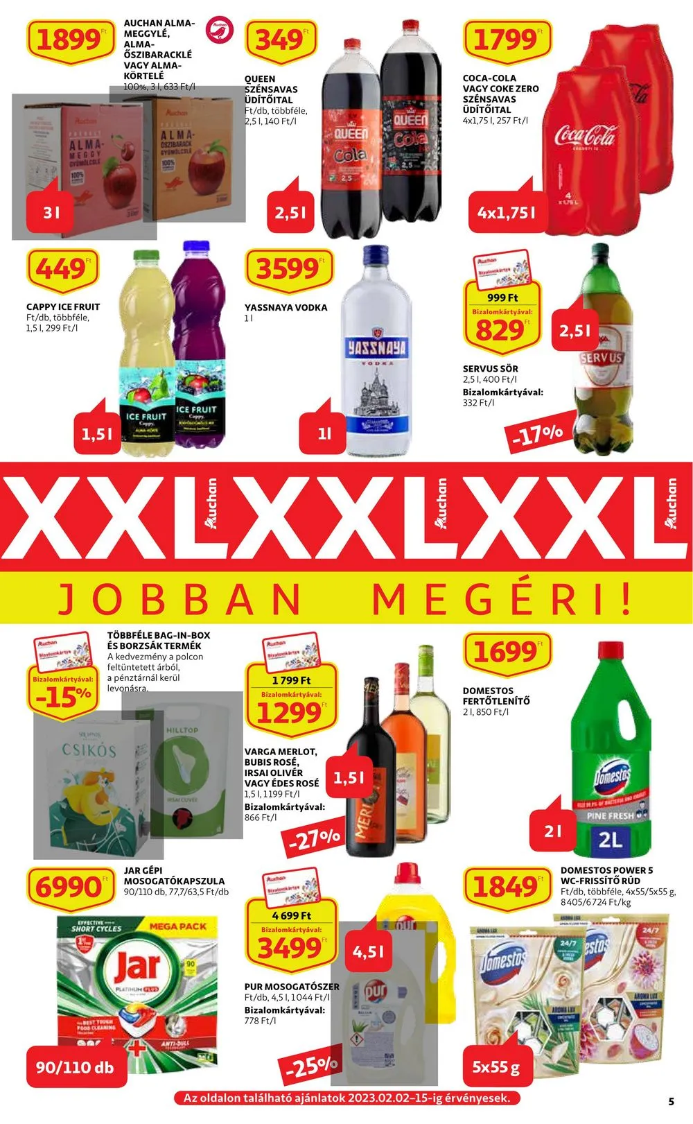 Auchan akciós újság 02.02–02.08 – 5. oldal