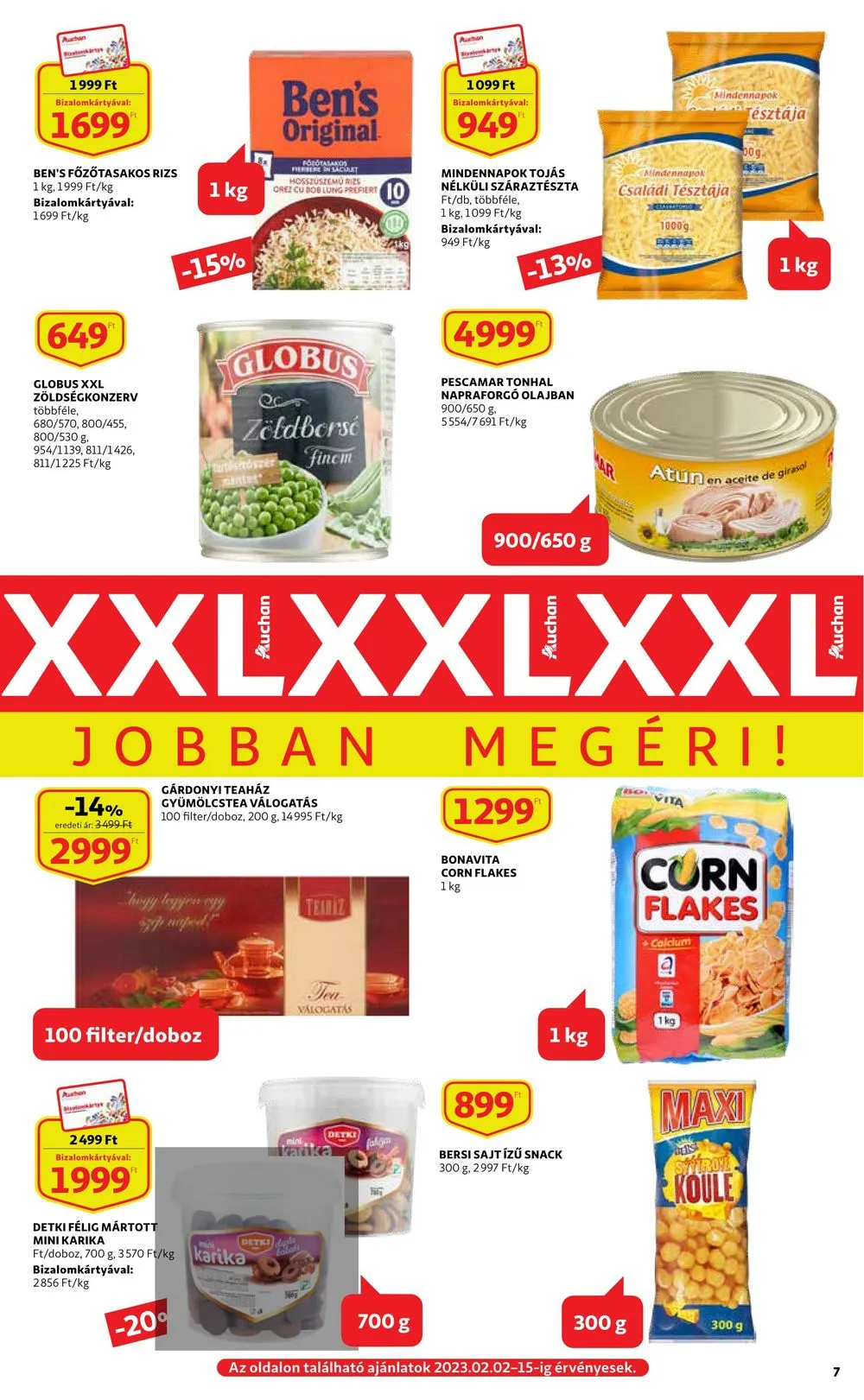 Auchan akciós újság 02.02–02.08 – 7. oldal