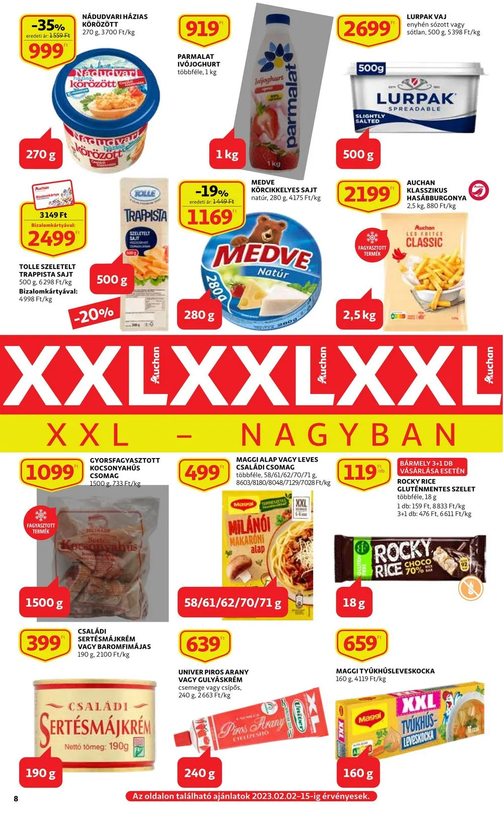 Auchan akciós újság 02.02–02.08 – 8. oldal