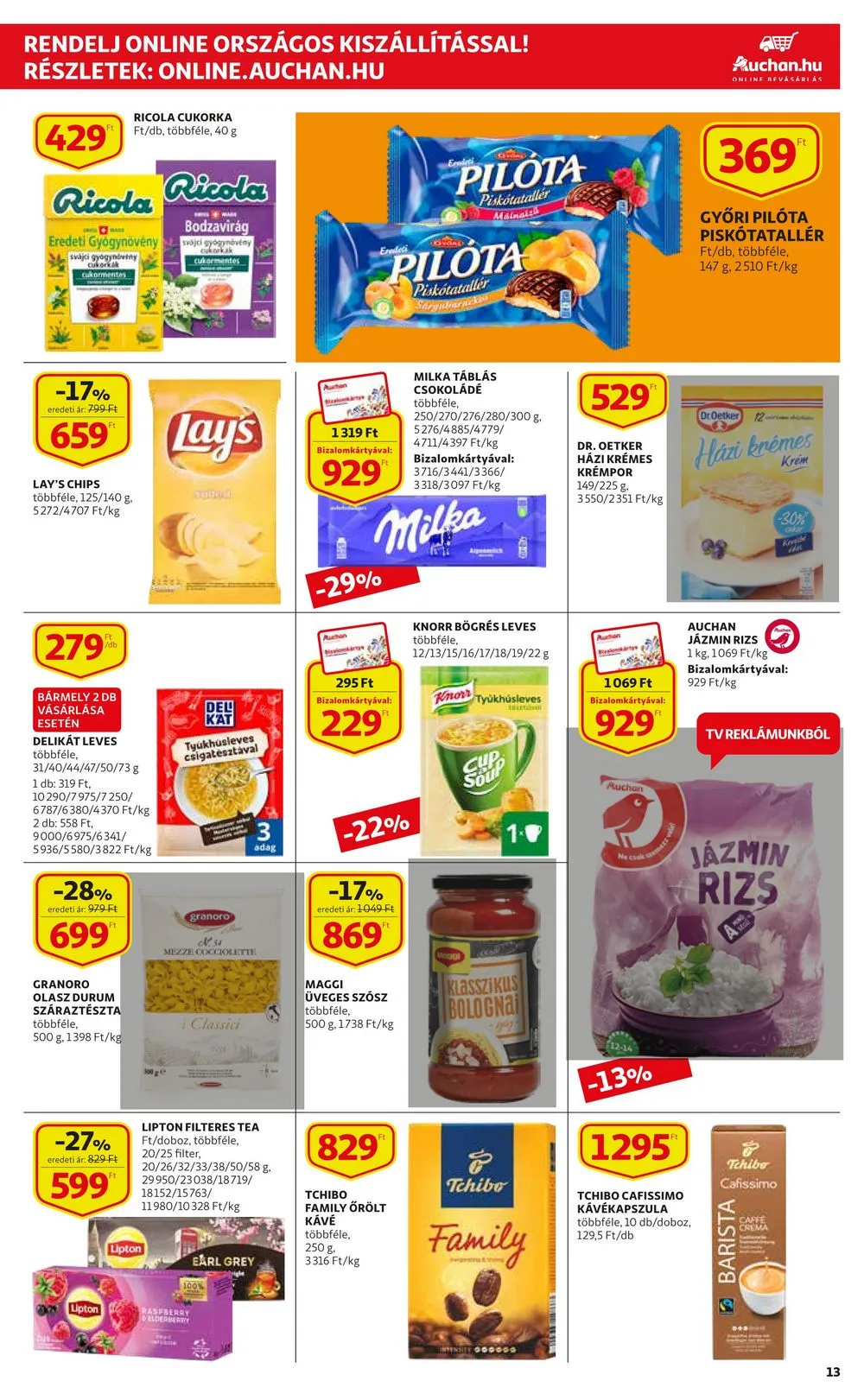 Auchan akciós újság 02.09–02.15 – 13. oldal