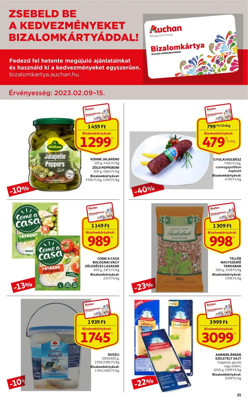 Auchan akciós újság 02.09–02.15 – 21. oldal