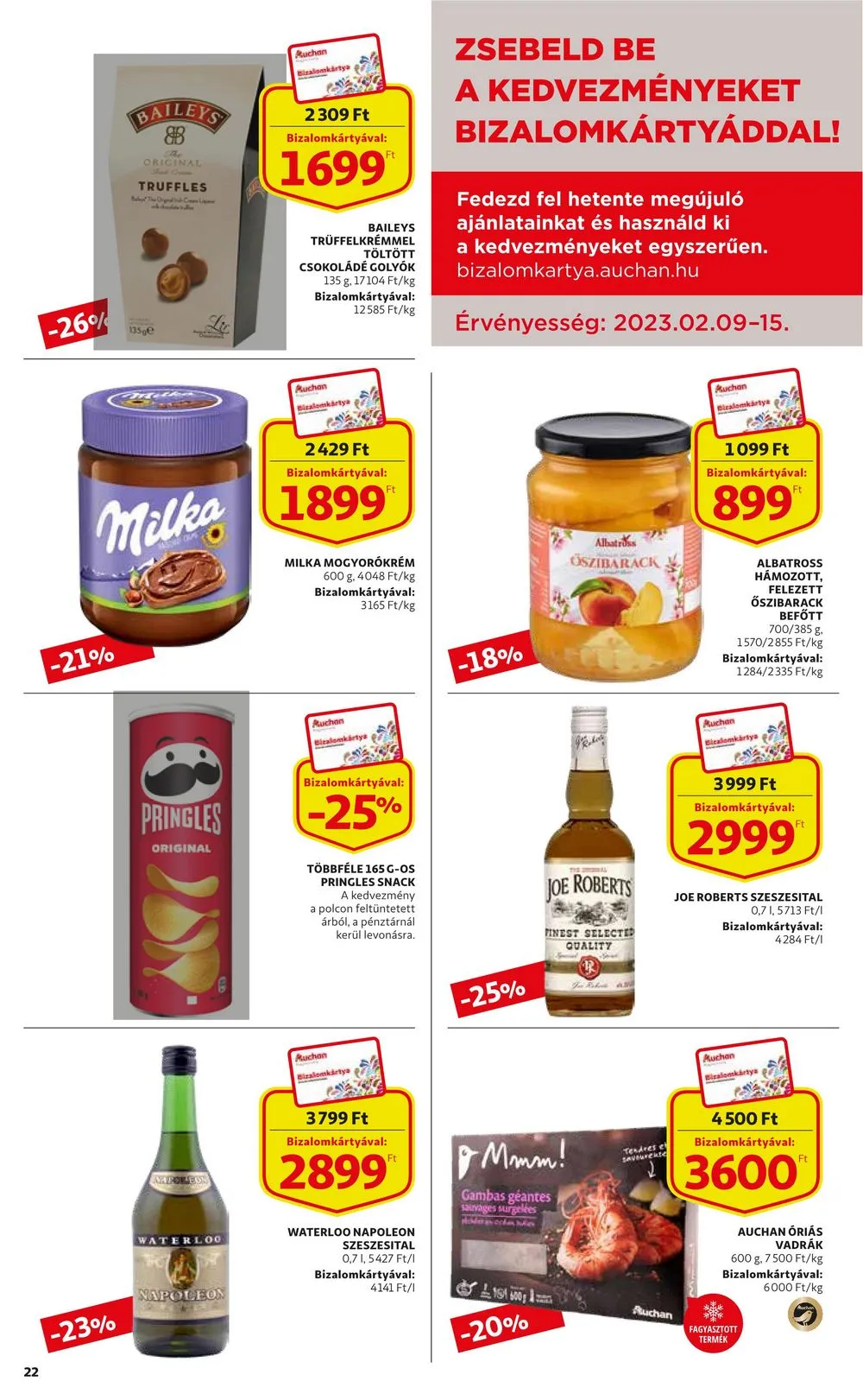 Auchan akciós újság 02.09–02.15 – 22. oldal