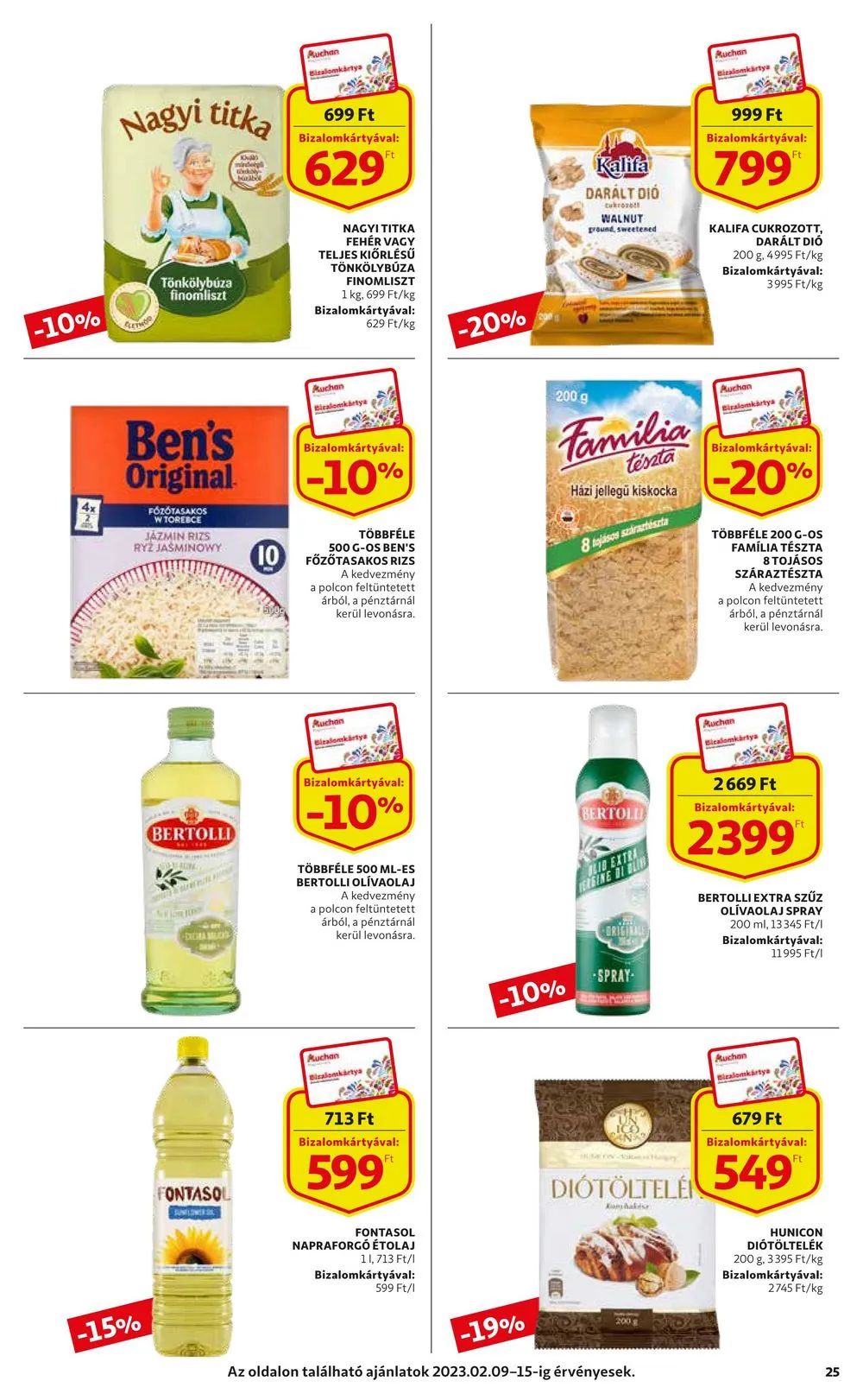 Auchan akciós újság 02.09–02.15 – 25. oldal