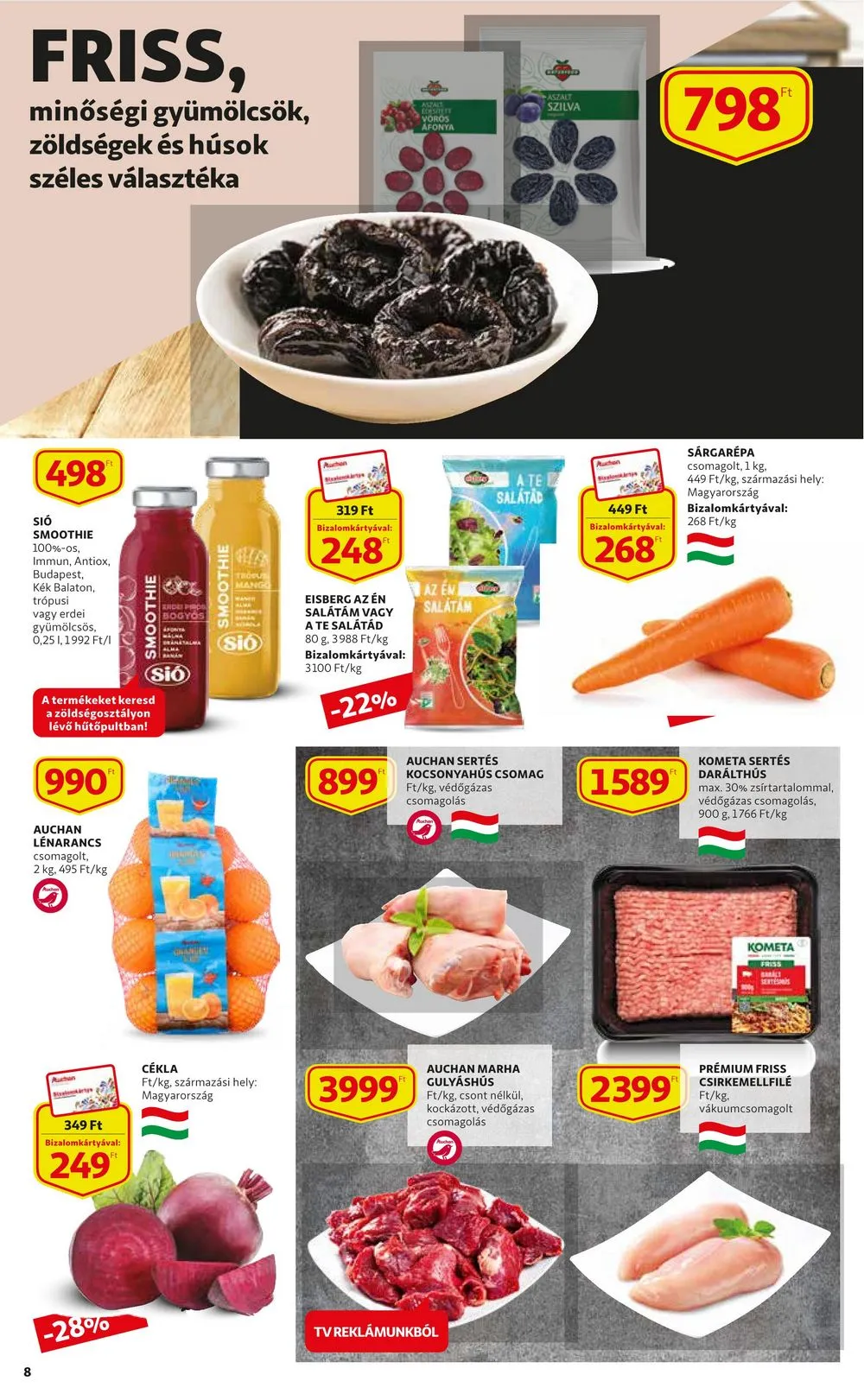Auchan akciós újság 02.09–02.15 – 8. oldal