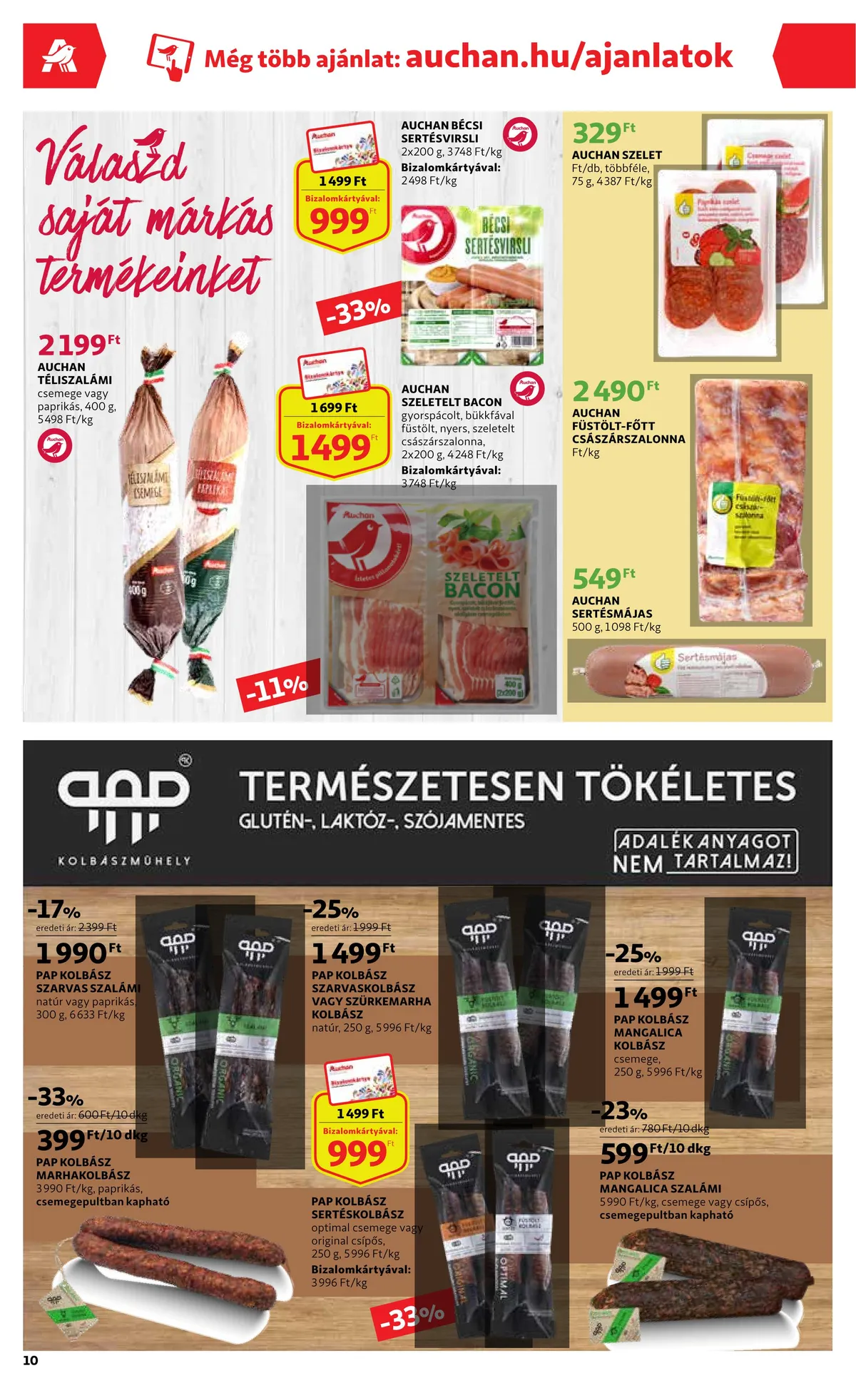 Auchan akciós újság 02.16–02.22 – 10. oldal
