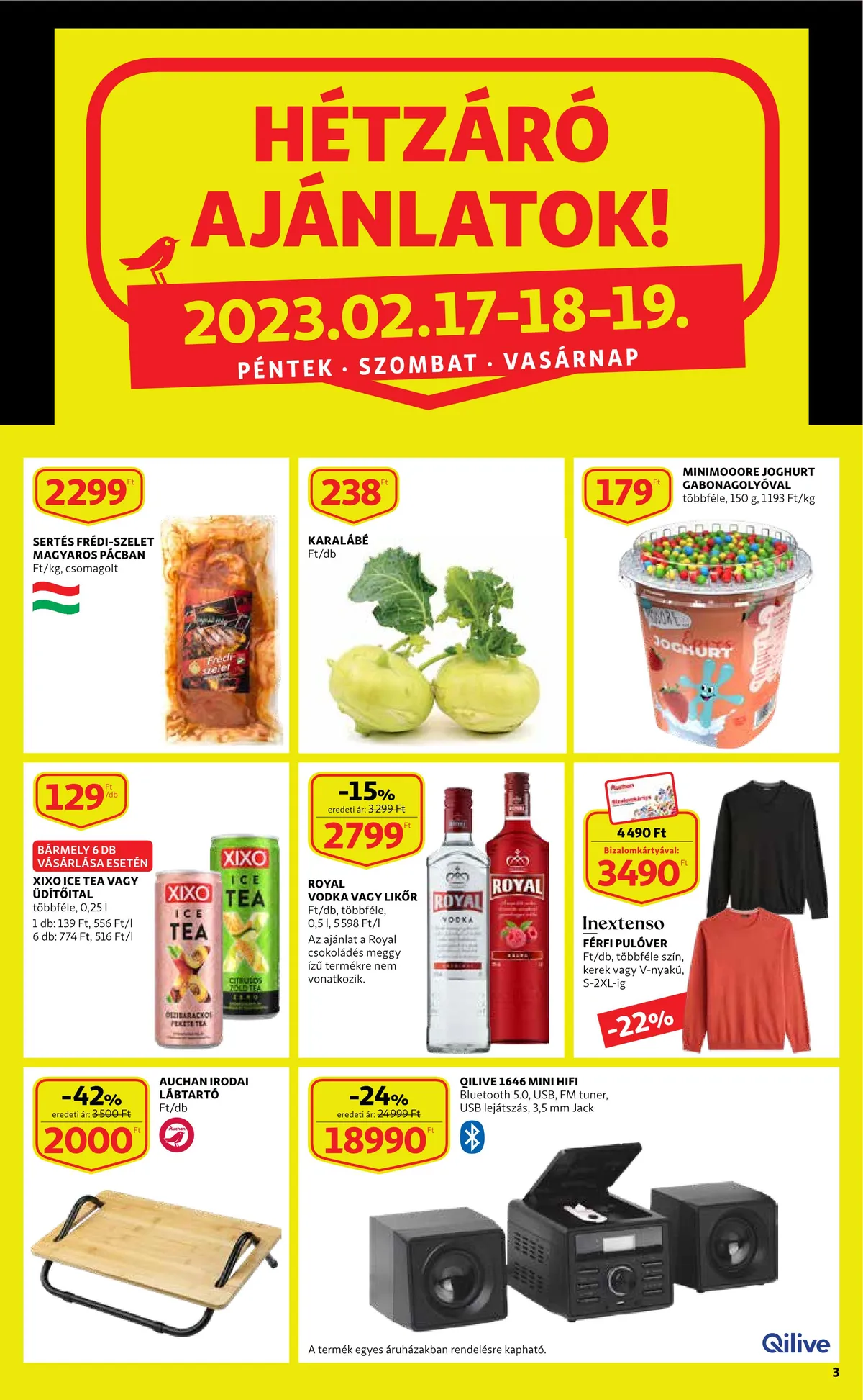 Auchan akciós újság 02.16–02.22 – 3. oldal