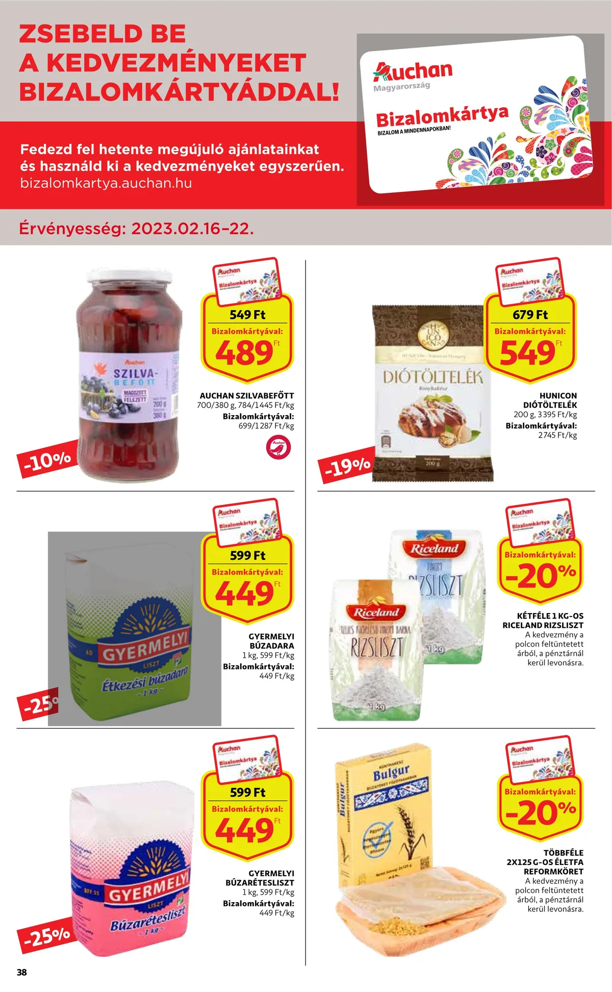 Auchan akciós újság 02.16–02.22 – 38. oldal