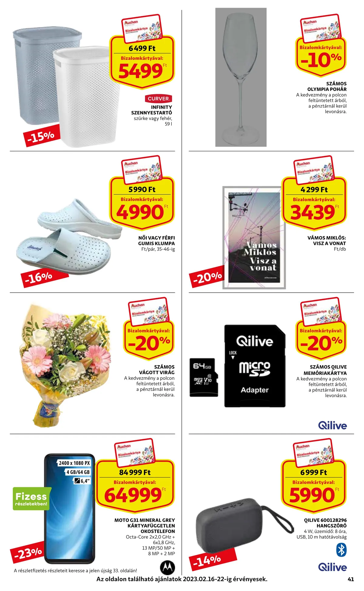 Auchan akciós újság 02.16–02.22 – 41. oldal