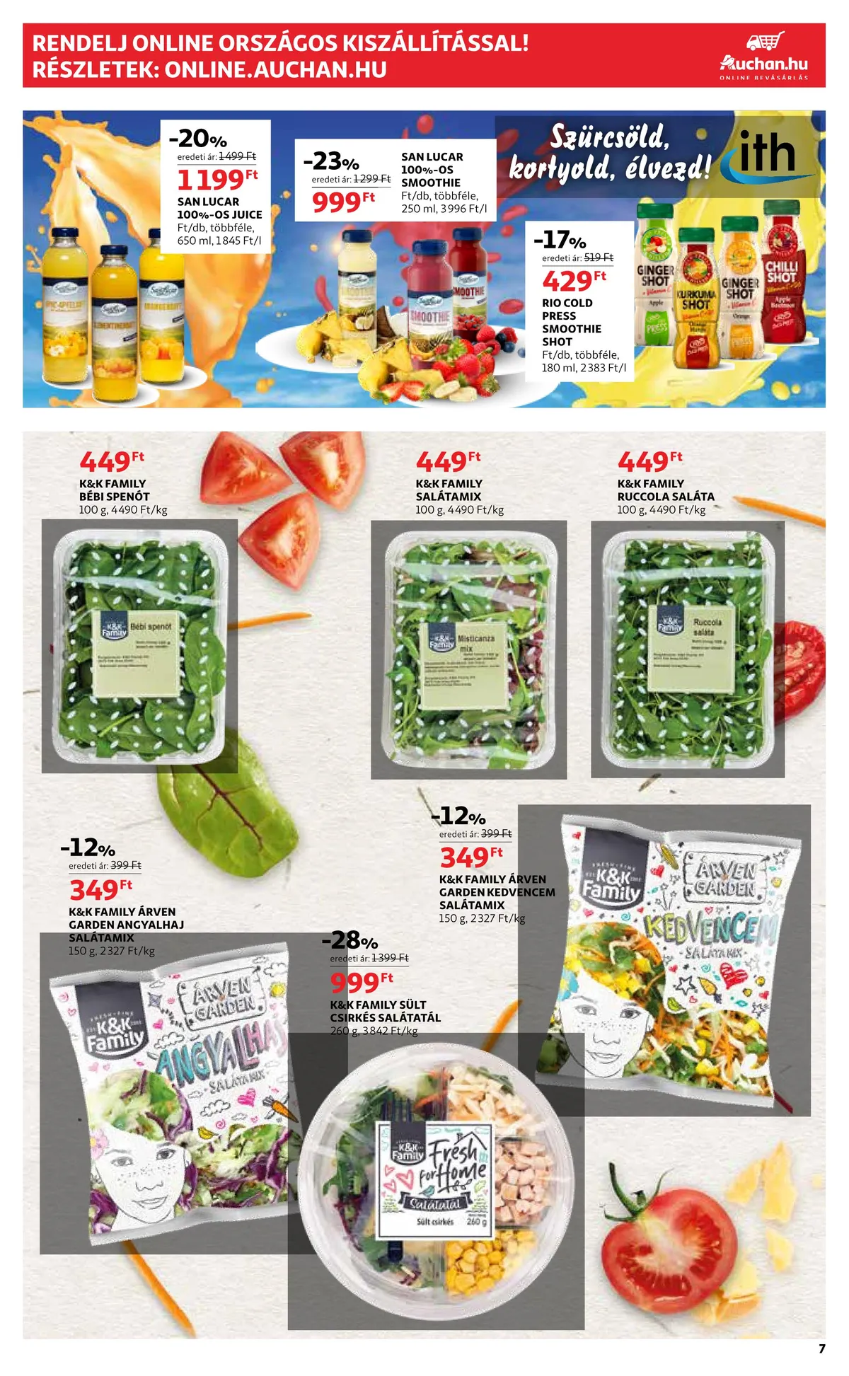 Auchan akciós újság 02.16–02.22 – 7. oldal