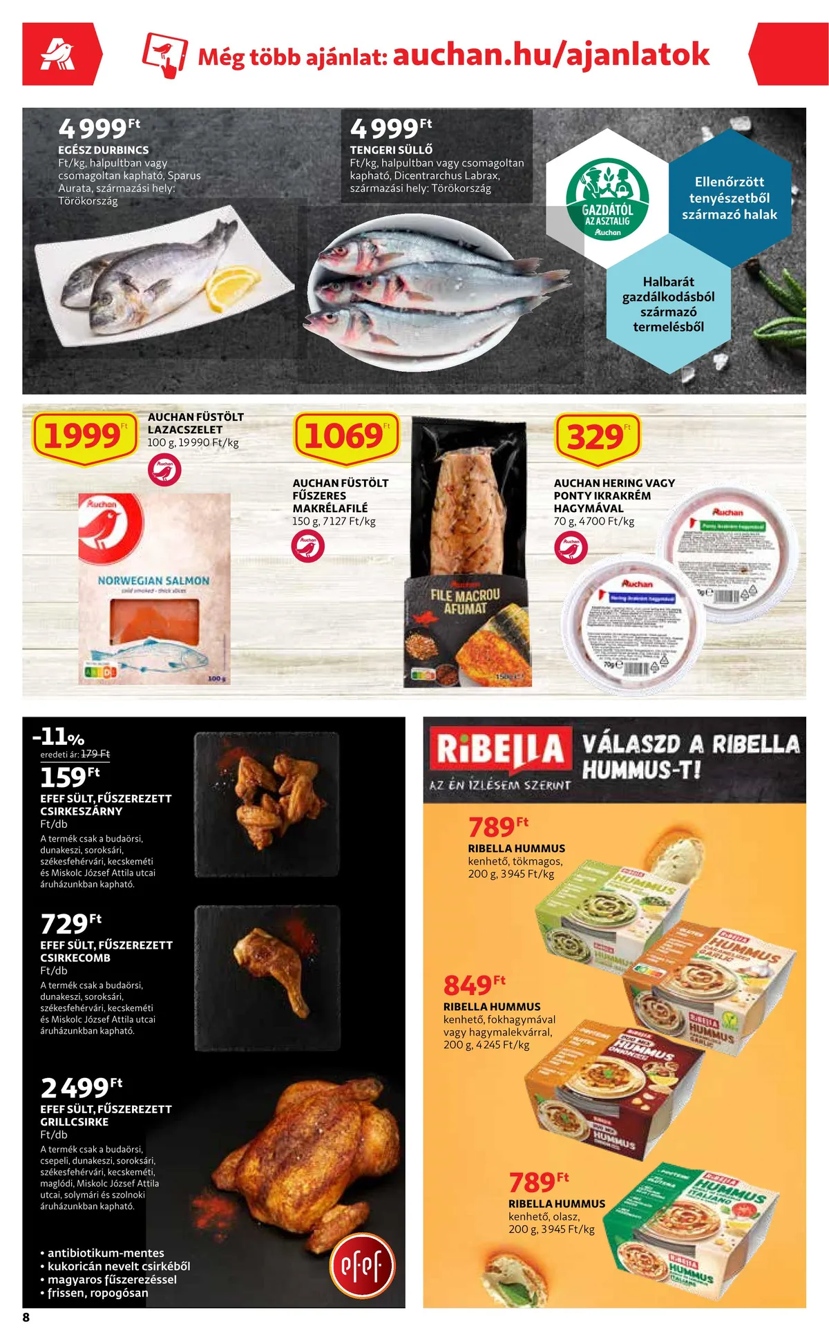 Auchan akciós újság 02.16–02.22 – 8. oldal