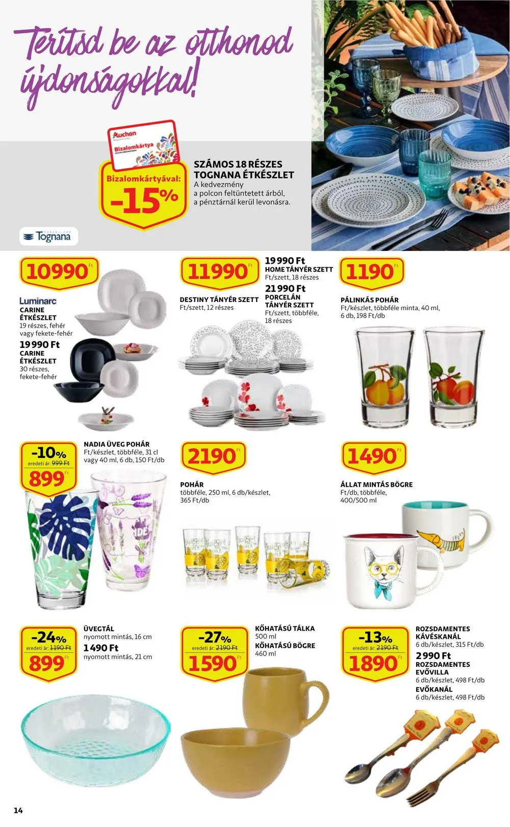 Auchan akciós újság 02.16–03.01 – 14. oldal