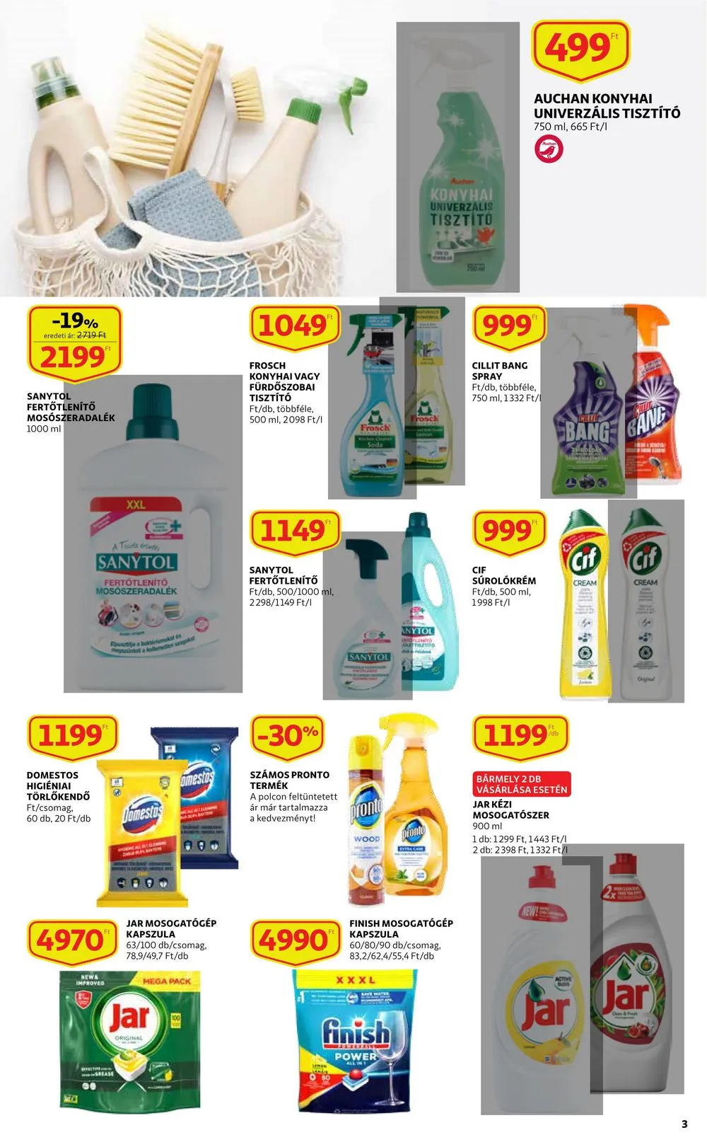 Auchan akciós újság 02.16–03.01 – 3. oldal