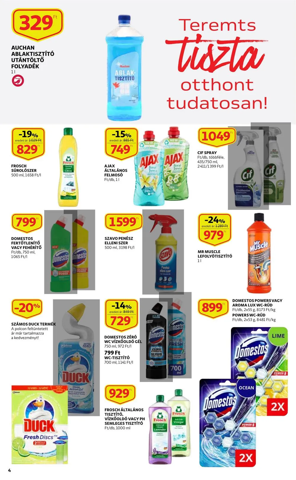 Auchan akciós újság 02.16–03.01 – 4. oldal