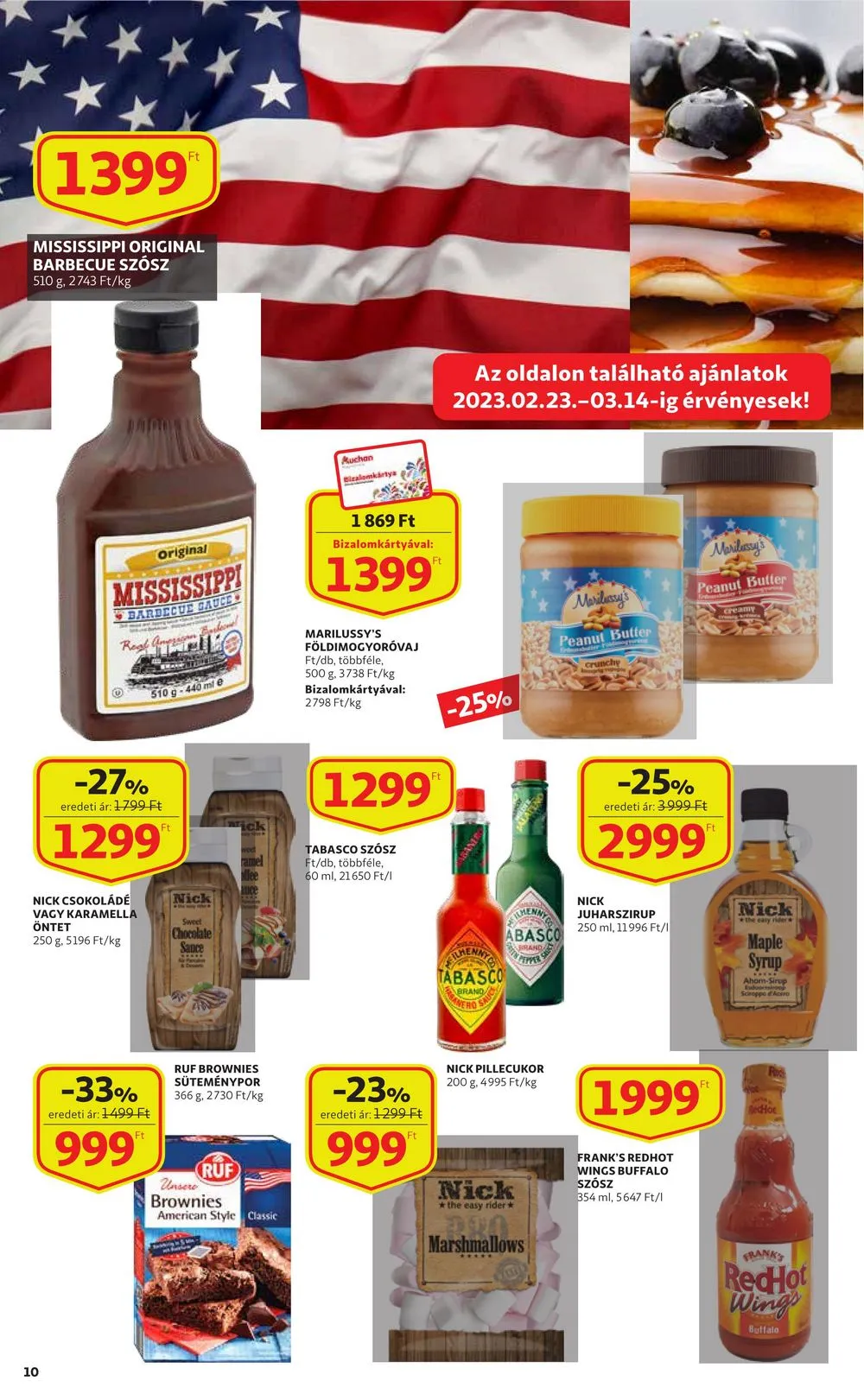 Auchan akciós újság 02.23–03.01 – 10. oldal