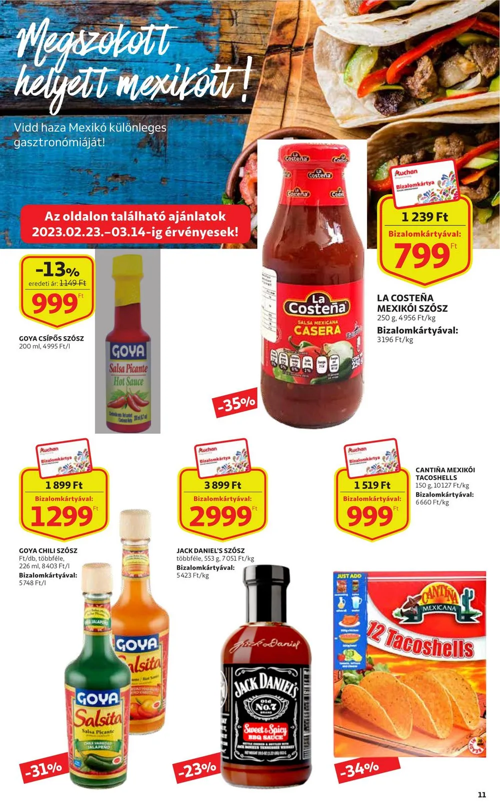 Auchan akciós újság 02.23–03.01 – 11. oldal