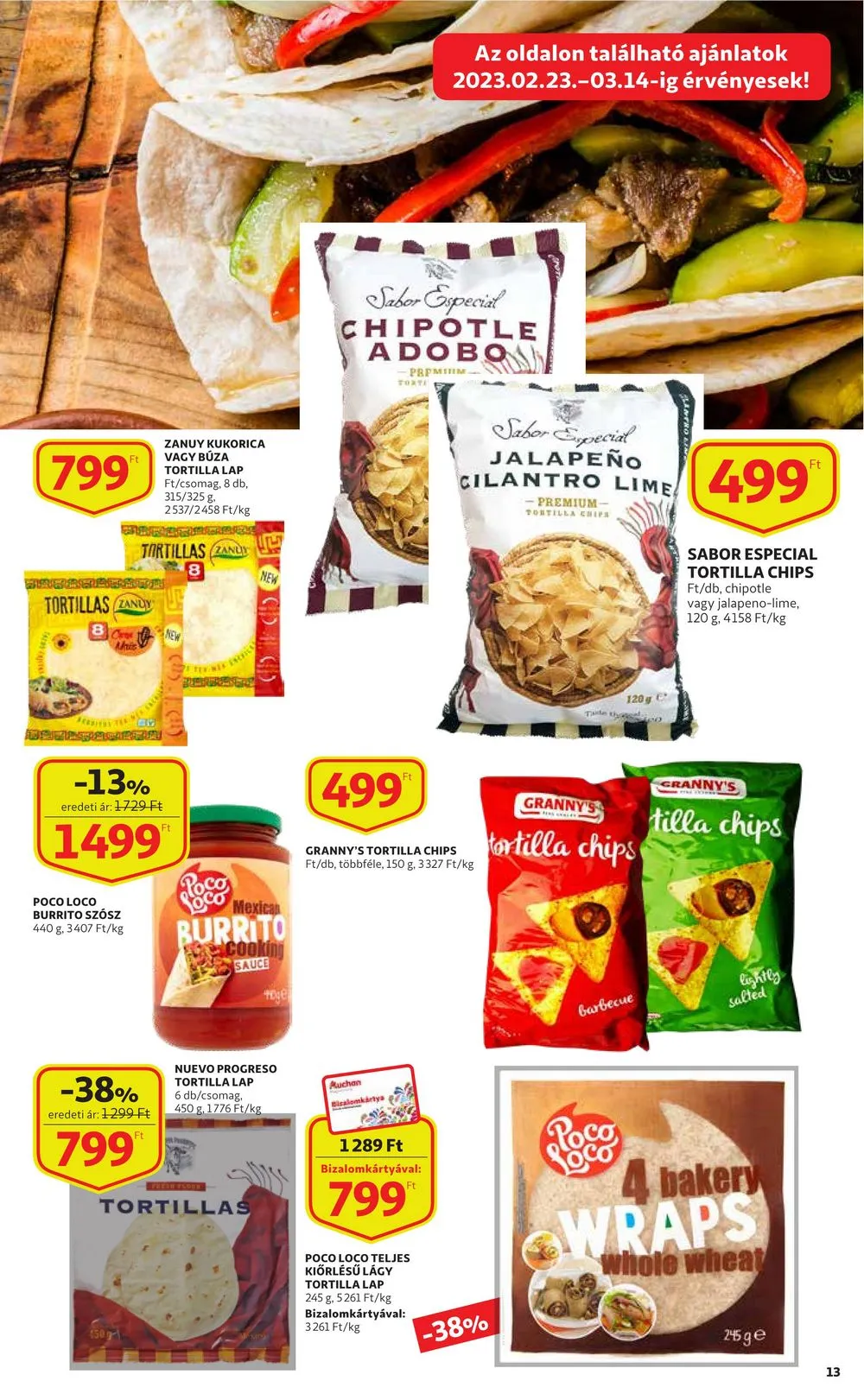 Auchan akciós újság 02.23–03.01 – 13. oldal