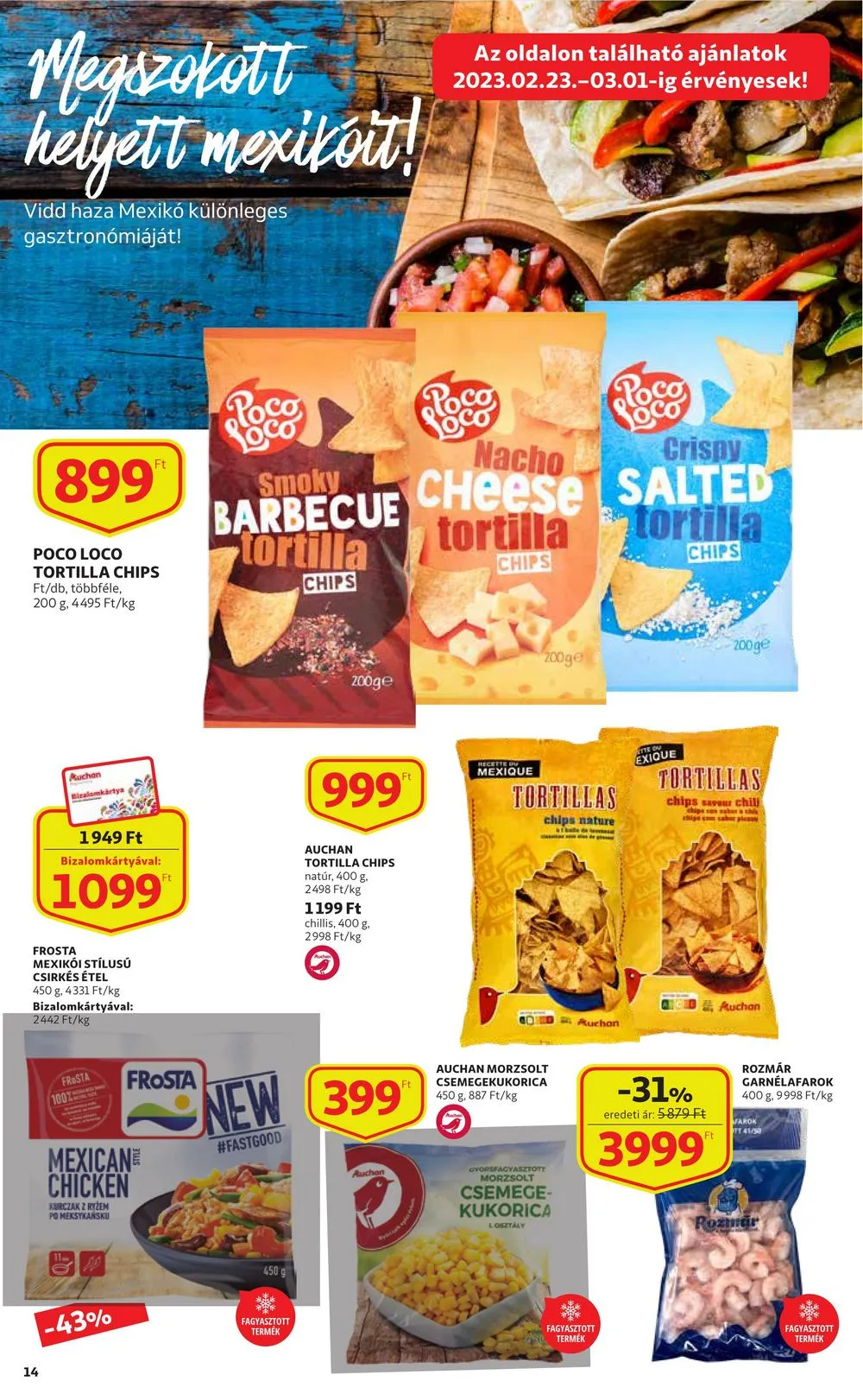 Auchan akciós újság 02.23–03.01 – 14. oldal