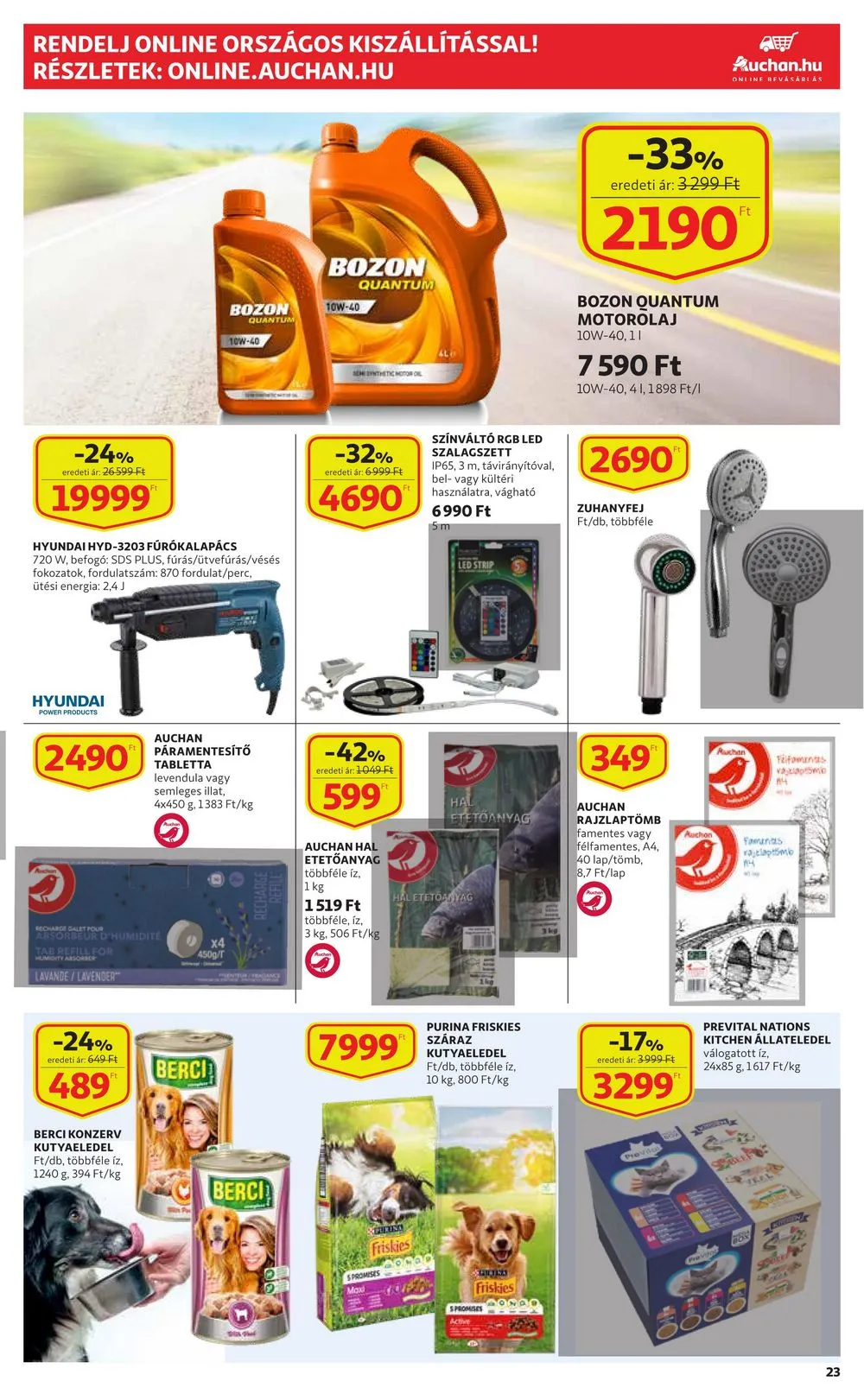 Auchan akciós újság 02.23–03.01 – 23. oldal